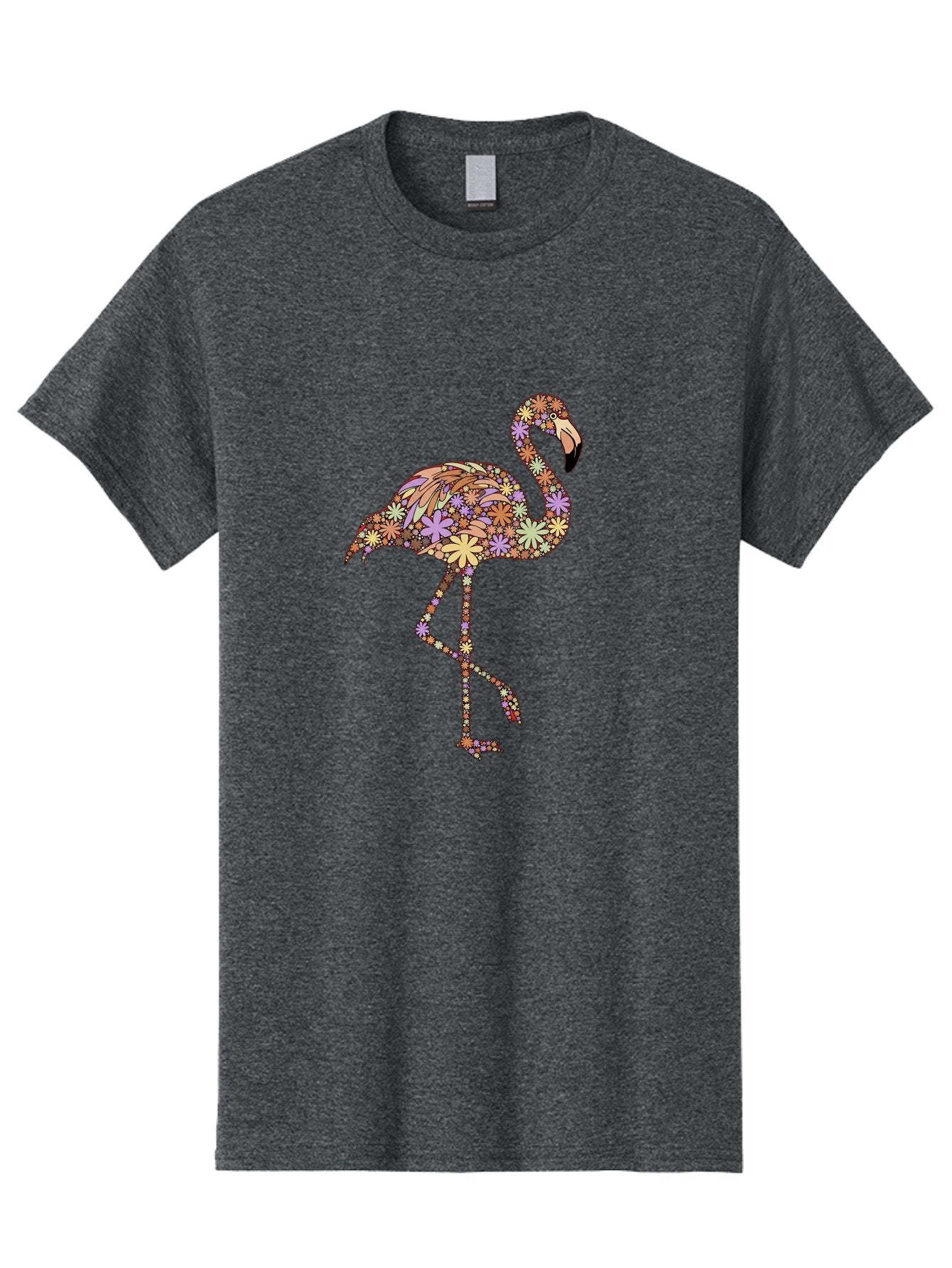 Floral-Flamingo Men'S Graphic Tee, 100% Cotton, Comfortable Casual Summer Wear, Machine Washable, Vintage Camera, Old Camera, Antique Camera, Black Camera, Classic Photography, Photography Equipment, Nostalgic Device, Film Camera, Camera Art Bak611 12
