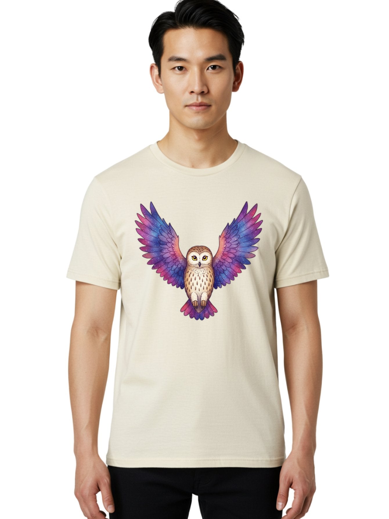 Flying-Owl-1 Men'S Graphic Tee, 100% Cotton, Comfortable Casual Summer Wear, Machine Washable, Vintage Camera, Old Camera, Antique Camera, Black Camera, Classic Photography, Photography Equipment, Nostalgic Device, Film Camera, Camera Art Bak615 21
