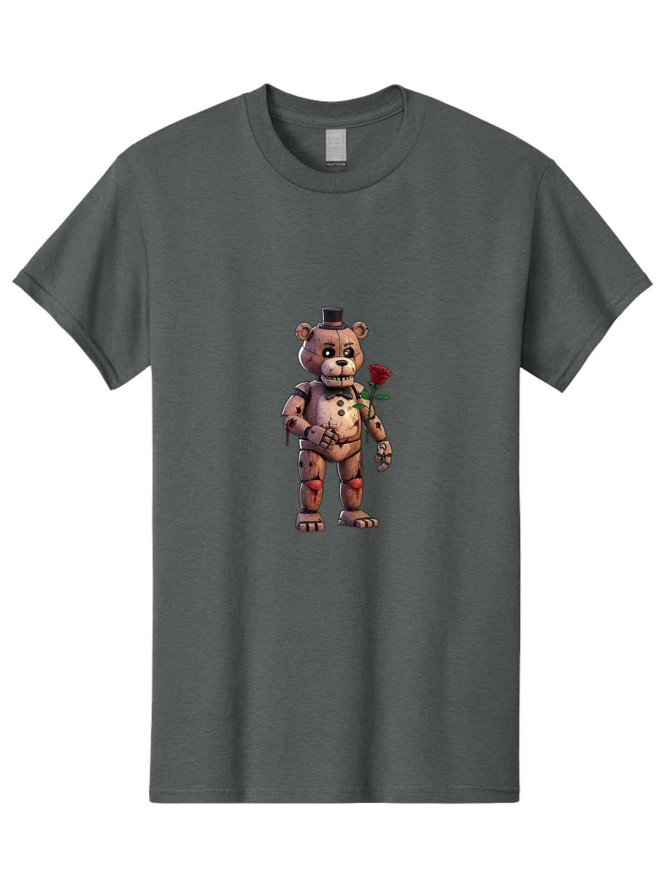Fnaf-Golden-Freddy Men'S Graphic Tee, 100% Cotton, Comfortable Casual Summer Wear, Machine Washable, Vintage Camera, Old Camera, Antique Camera, Black Camera, Classic Photography, Photography Equipment, Nostalgic Device, Film Camera, Bak618 9