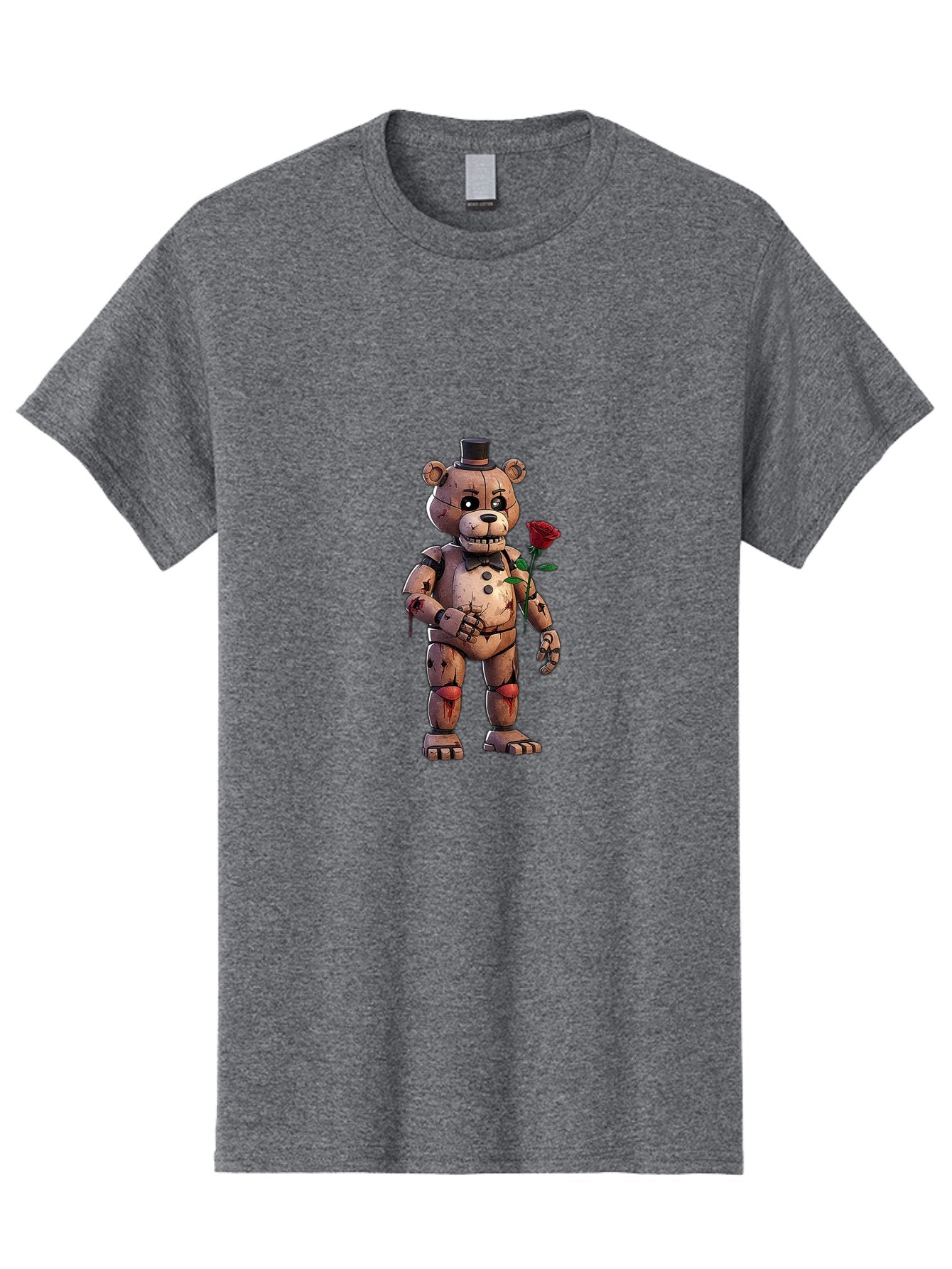 Fnaf-Golden-Freddy Men'S Graphic Tee, 100% Cotton, Comfortable Casual Summer Wear, Machine Washable, Vintage Camera, Old Camera, Antique Camera, Black Camera, Classic Photography, Photography Equipment, Nostalgic Device, Film Camera, Bak618 6