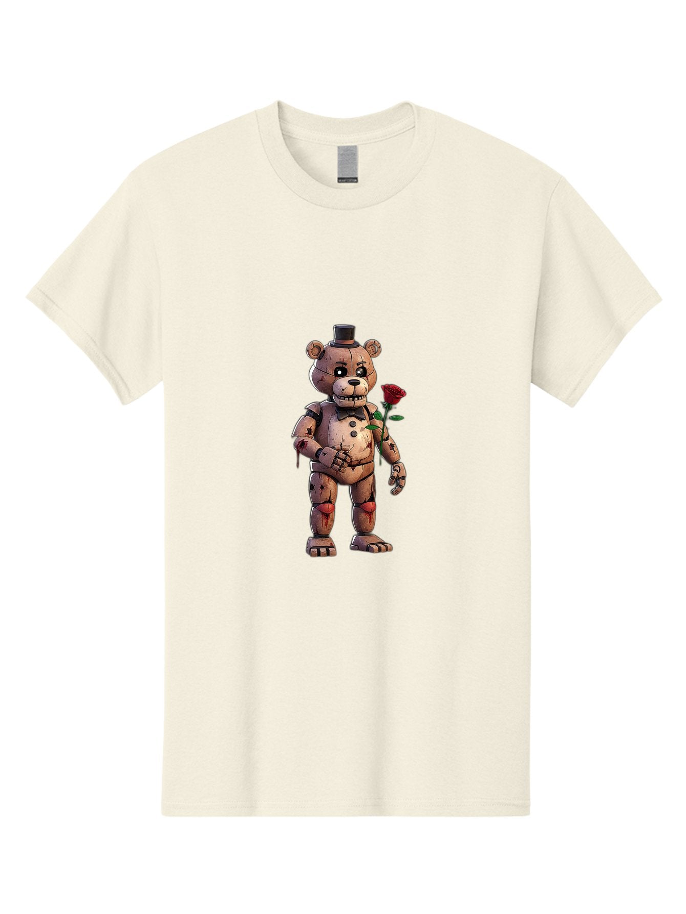 Fnaf-Golden-Freddy Men'S Graphic Tee, 100% Cotton, Comfortable Casual Summer Wear, Machine Washable, Vintage Camera, Old Camera, Antique Camera, Black Camera, Classic Photography, Photography Equipment, Nostalgic Device, Film Camera, Bak618 15