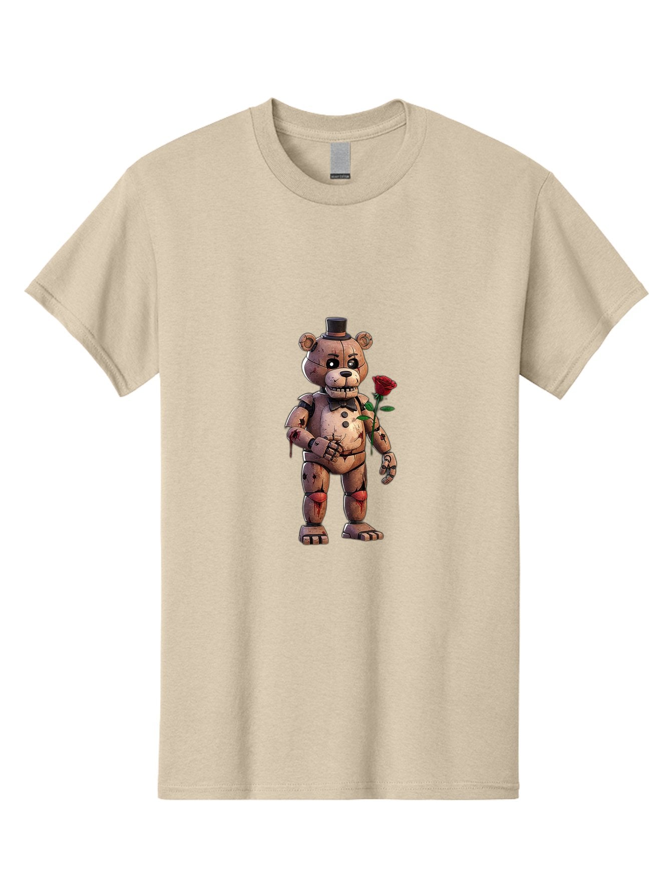 Fnaf-Golden-Freddy Men'S Graphic Tee, 100% Cotton, Comfortable Casual Summer Wear, Machine Washable, Vintage Camera, Old Camera, Antique Camera, Black Camera, Classic Photography, Photography Equipment, Nostalgic Device, Film Camera, Bak618 13