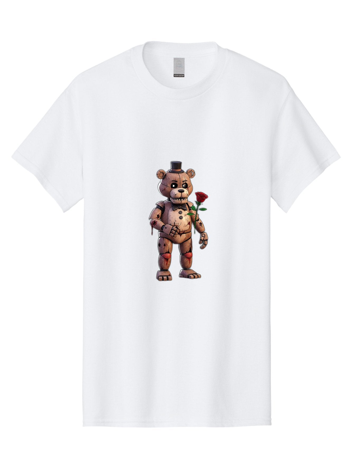 Fnaf-Golden-Freddy Men'S Graphic Tee, 100% Cotton, Comfortable Casual Summer Wear, Machine Washable, Vintage Camera, Old Camera, Antique Camera, Black Camera, Classic Photography, Photography Equipment, Nostalgic Device, Film Camera, Bak618 4