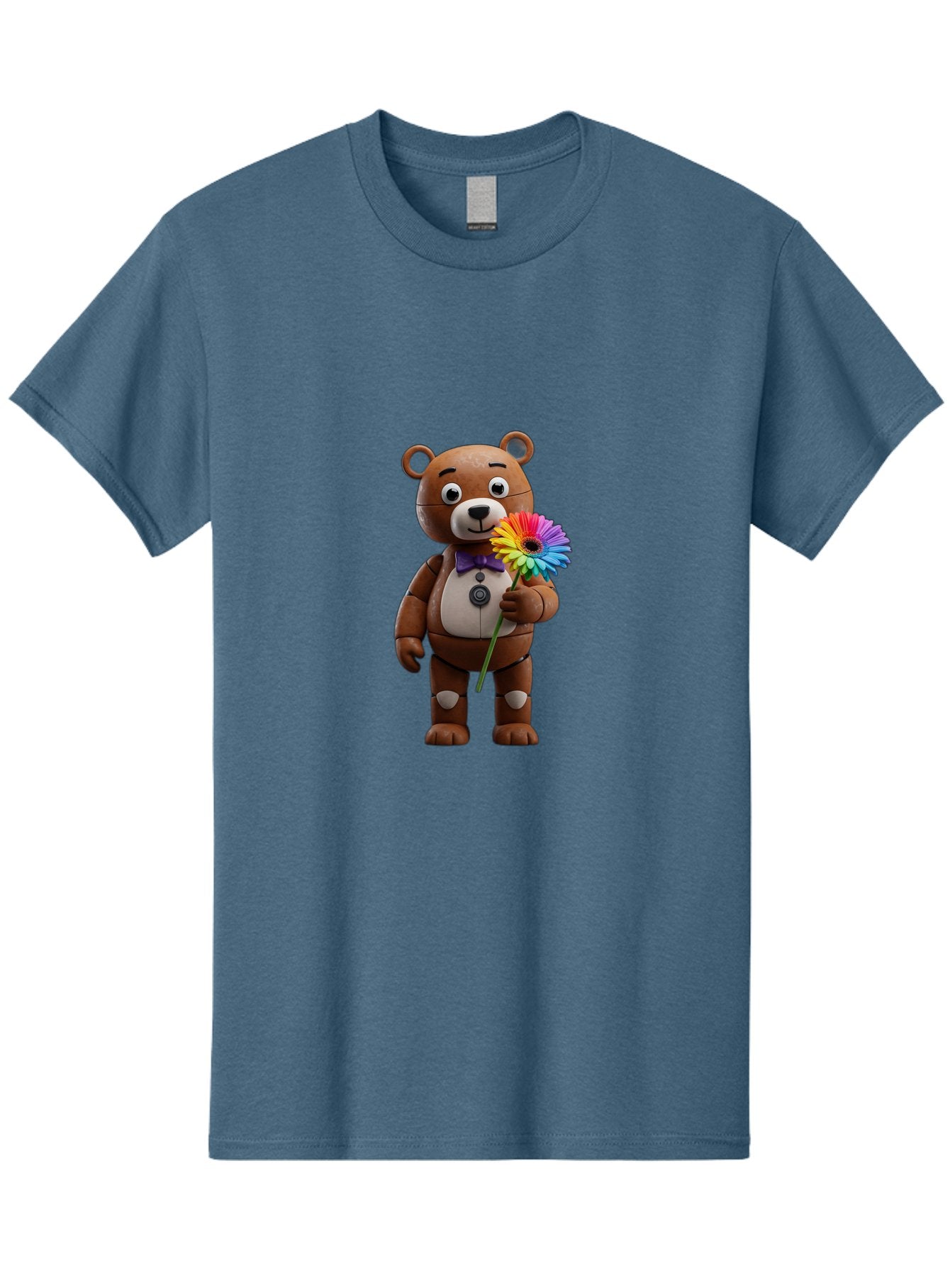 Fnaf-Teddy Men'S Graphic Tee, 100% Cotton, Comfortable Casual Summer Wear, Machine Washable, Vintage Camera, Old Camera, Antique Camera, Black Camera, Classic Photography, Photography Equipment, Nostalgic Device, Film Camera, Camera Art Bak620 7