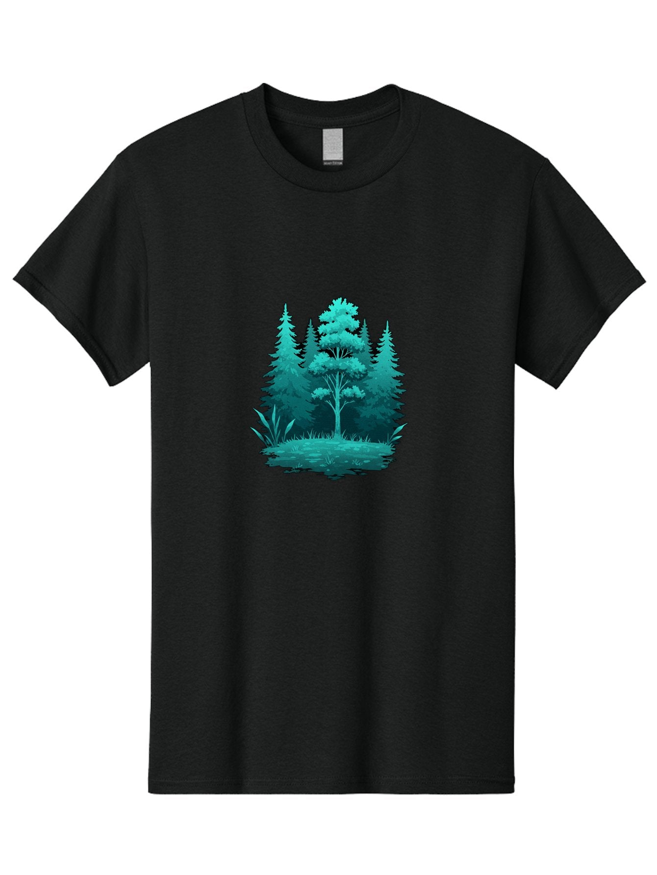 Forest-Trees Men'S Graphic Tee, 100% Cotton, Comfortable Casual Summer Wear, Machine Washable, Vintage Camera, Old Camera, Antique Camera, Black Camera, Classic Photography, Photography Equipment, Nostalgic Device, Film Camera, Camera Art Bak621 3