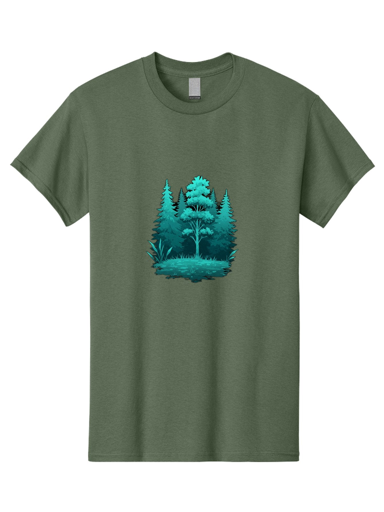Forest-Trees Men'S Graphic Tee, 100% Cotton, Comfortable Casual Summer Wear, Machine Washable, Vintage Camera, Old Camera, Antique Camera, Black Camera, Classic Photography, Photography Equipment, Nostalgic Device, Film Camera, Camera Art Bak621 8