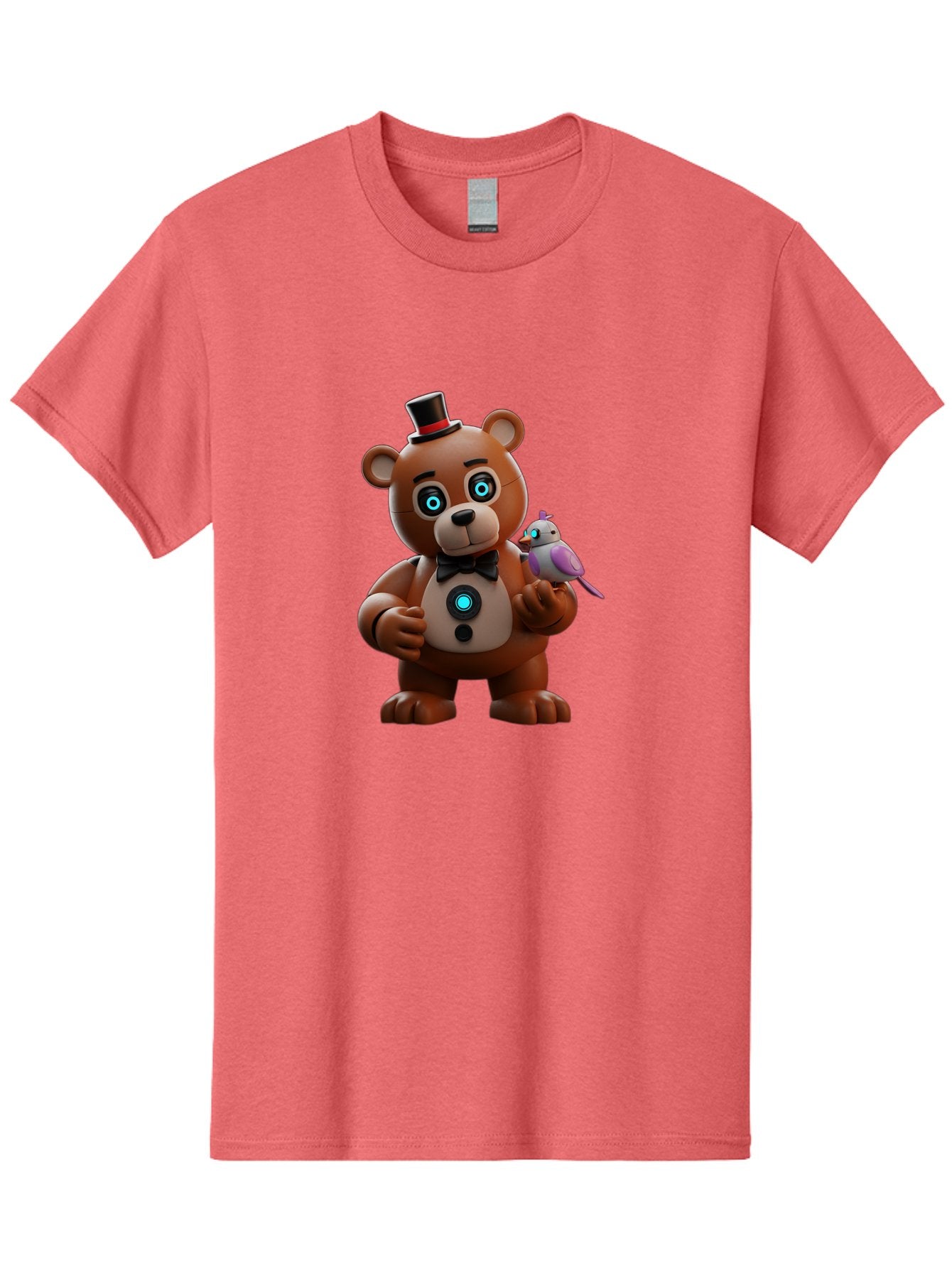 Freddy-Fazbear-2 Men'S Graphic Tee, 100% Cotton, Comfortable Casual Summer Wear, Machine Washable, Vintage Camera, Old Camera, Antique Camera, Black Camera, Classic Photography, Photography Equipment, Nostalgic Device, Film Camera, Camera Art Bak630 3