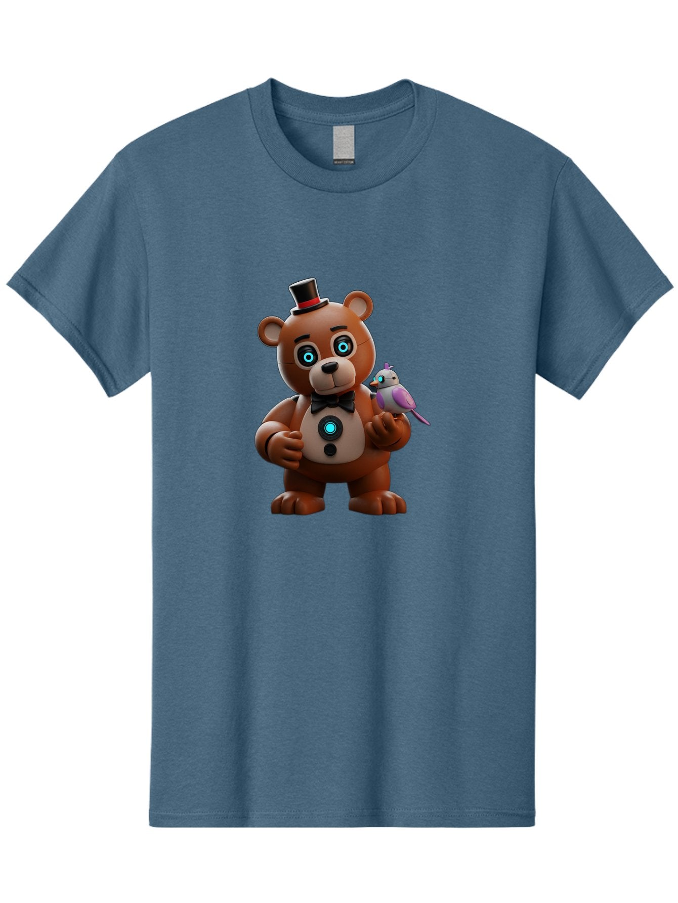 Freddy-Fazbear-2 Men'S Graphic Tee, 100% Cotton, Comfortable Casual Summer Wear, Machine Washable, Vintage Camera, Old Camera, Antique Camera, Black Camera, Classic Photography, Photography Equipment, Nostalgic Device, Film Camera, Camera Art Bak630 4