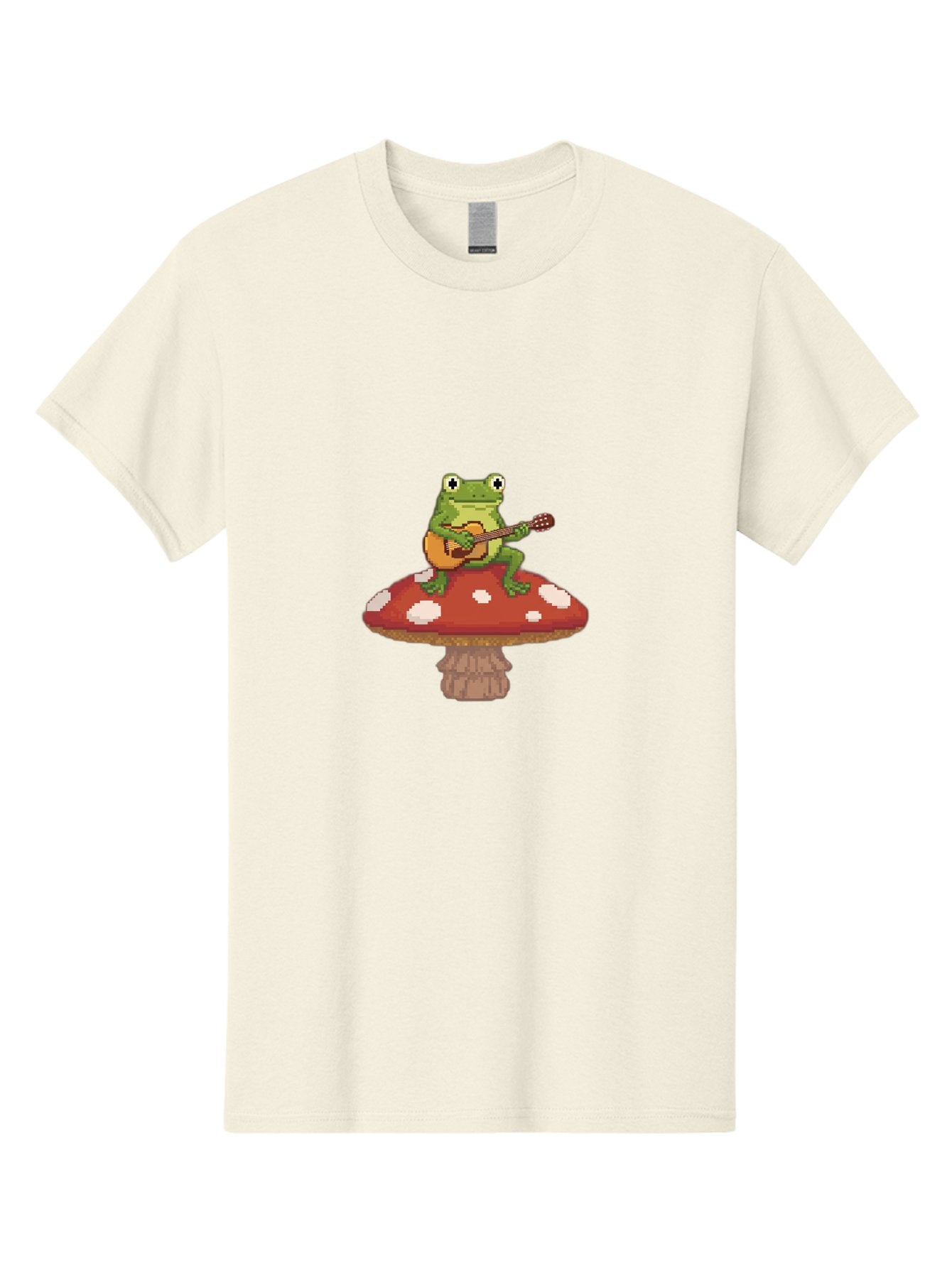 Frog-On-Mushroom-Playing-Guitar Men'S Graphic Tee, 100% Cotton, Comfortable Casual Summer Wear, Machine Washable, Vintage Camera, Old Camera, Antique Camera, Black Camera, Classic Photography, Photography Equipment, Nostalgic Device, Bak634 15