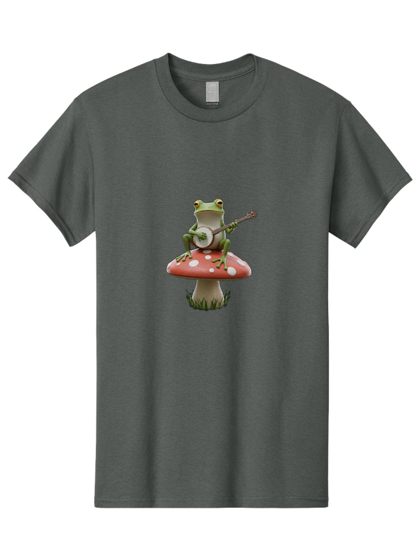 Frog-Playing-Banjo Men'S Graphic Tee, 100% Cotton, Comfortable Casual Summer Wear, Machine Washable, Vintage Camera, Old Camera, Antique Camera, Black Camera, Classic Photography, Photography Equipment, Nostalgic Device, Film Camera, Bak636 7