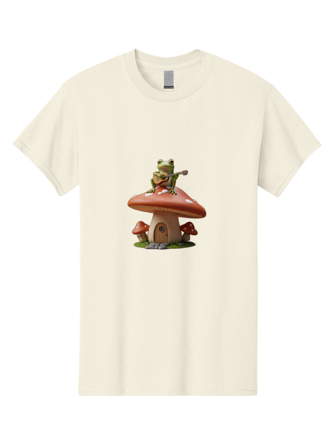 Frog-Playing-Guitar-On-Mushroom Men'S Graphic Tee, 100% Cotton, Comfortable Casual Summer Wear, Machine Washable, Vintage Camera, Old Camera, Antique Camera, Black Camera, Classic Photography, Photography Equipment, Nostalgic Device, Bak638 6