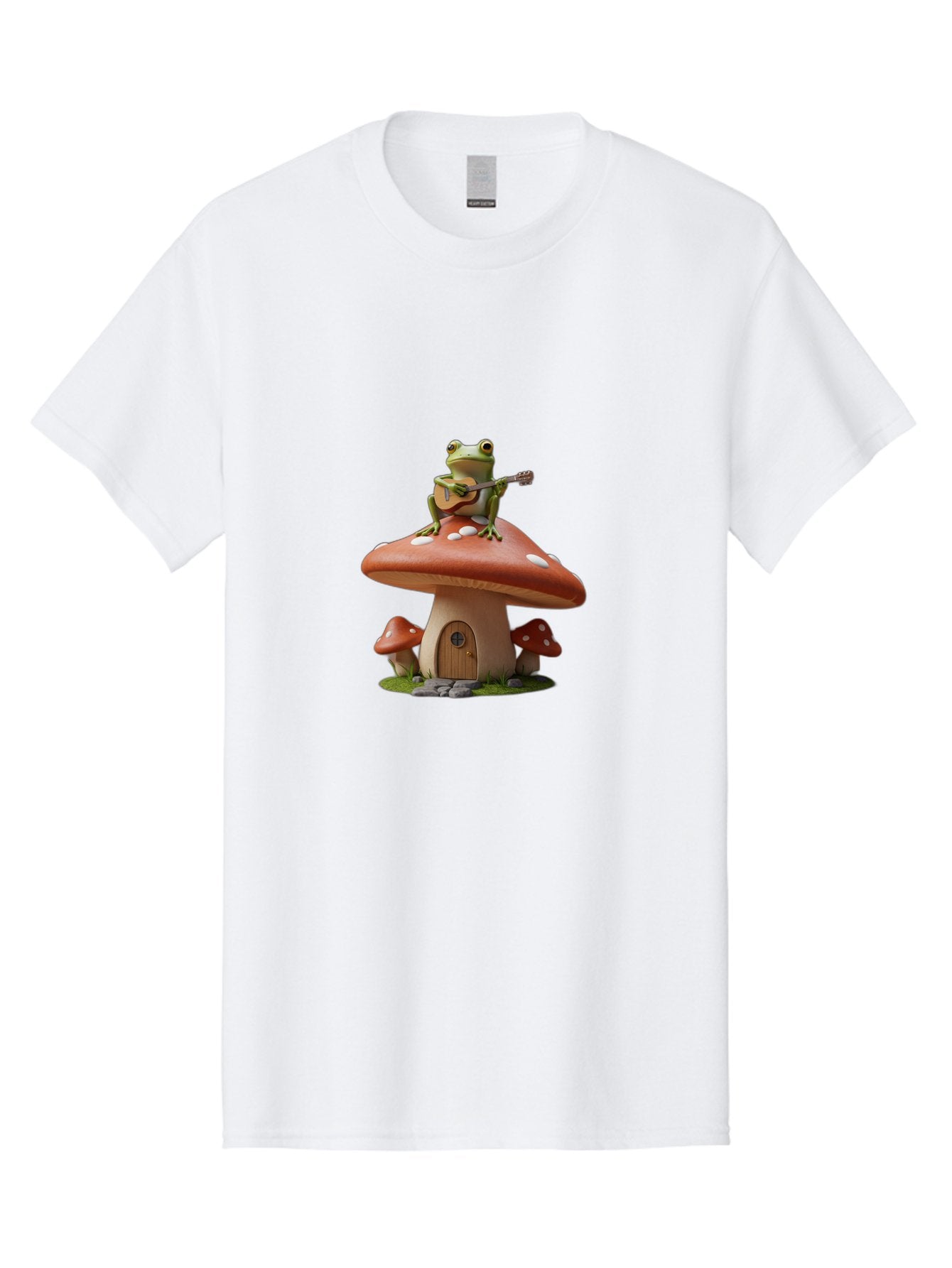 Frog-Playing-Guitar-On-Mushroom Men'S Graphic Tee, 100% Cotton, Comfortable Casual Summer Wear, Machine Washable, Vintage Camera, Old Camera, Antique Camera, Black Camera, Classic Photography, Photography Equipment, Nostalgic Device, Bak638 9