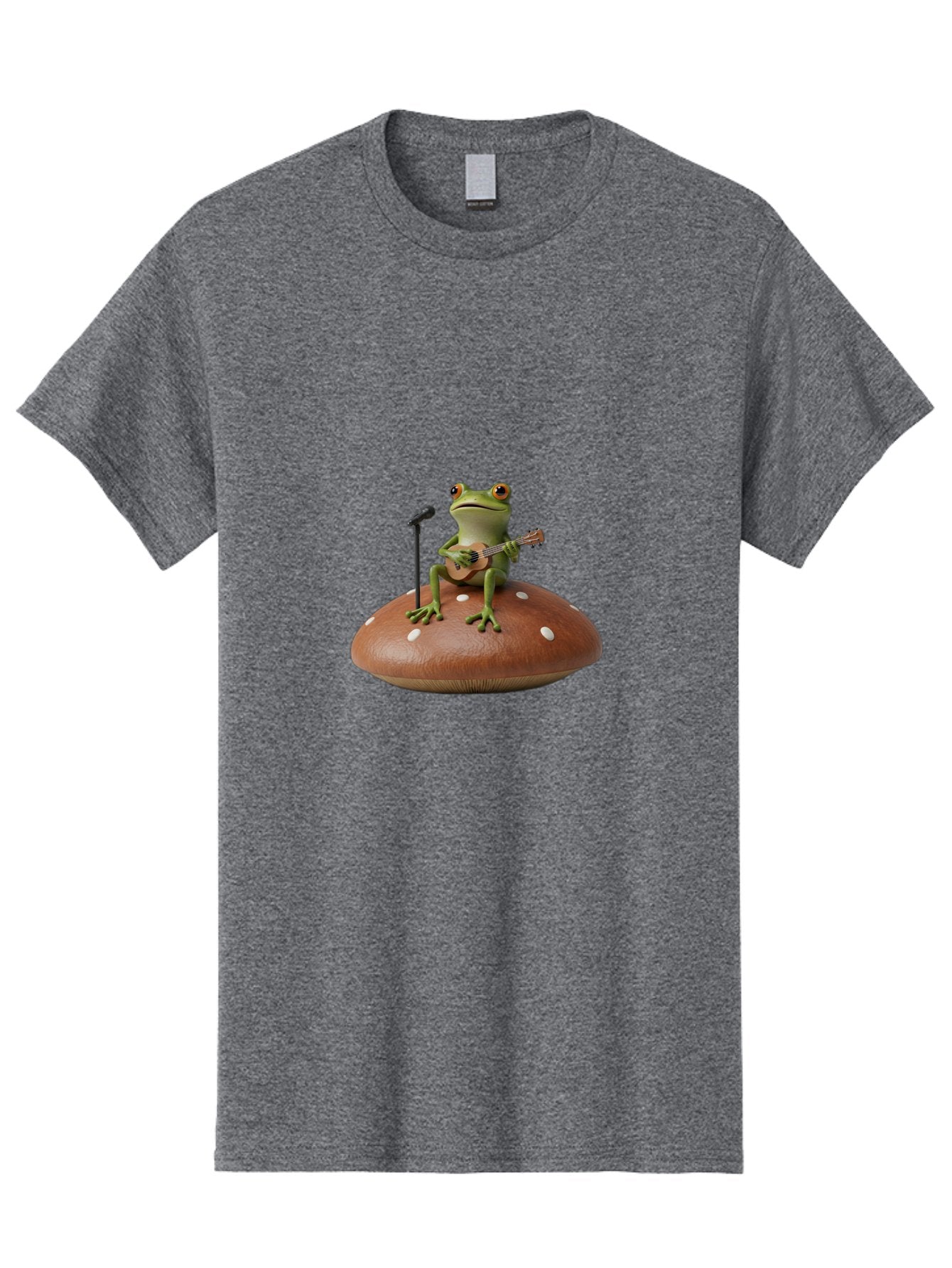 Frog-Playing-Ukulele Men'S Graphic Tee, 100% Cotton, Comfortable Casual Summer Wear, Machine Washable, Vintage Camera, Old Camera, Antique Camera, Black Camera, Classic Photography, Photography Equipment, Nostalgic Device, Film Camera, Bak641