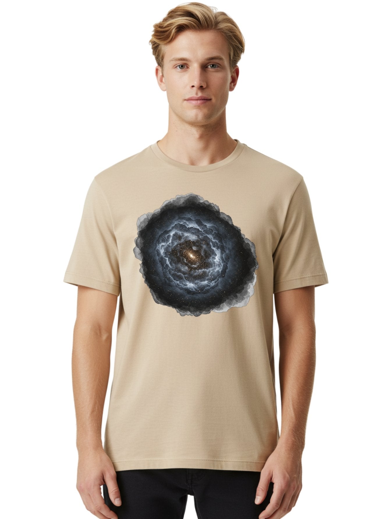 Galaxy-1 Men'S Graphic Tee, 100% Cotton, Comfortable Casual Summer Wear, Machine Washable, Vintage Camera, Old Camera, Antique Camera, Black Camera, Classic Photography, Photography Equipment, Nostalgic Device, Film Camera, Camera Art Bak644 24