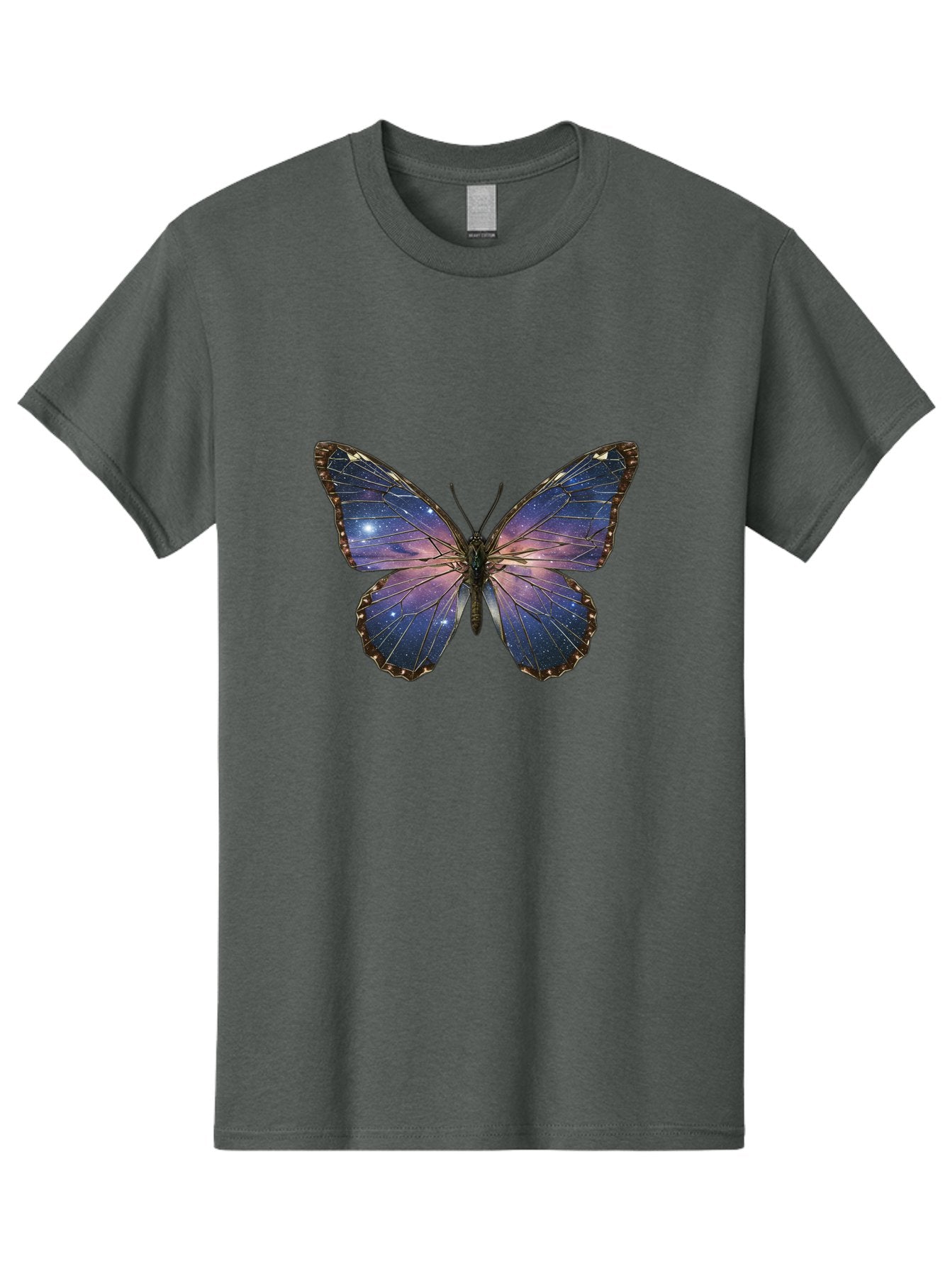 Galaxy-Butterfly Men'S Graphic Tee, 100% Cotton, Comfortable Casual Summer Wear, Machine Washable, Vintage Camera, Old Camera, Antique Camera, Black Camera, Classic Photography, Photography Equipment, Nostalgic Device, Film Camera, Camera Art Bak645 9