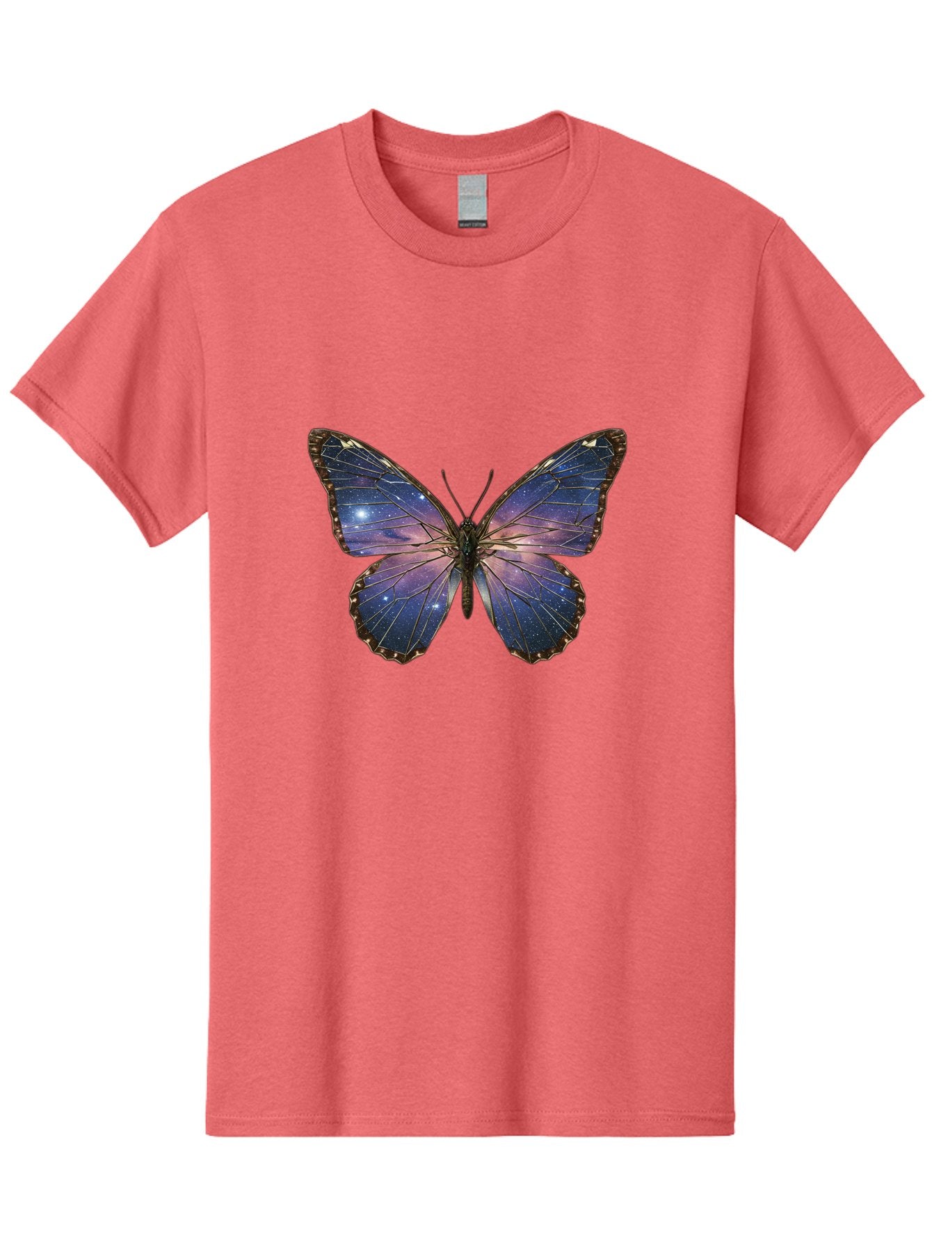 Galaxy-Butterfly Men'S Graphic Tee, 100% Cotton, Comfortable Casual Summer Wear, Machine Washable, Vintage Camera, Old Camera, Antique Camera, Black Camera, Classic Photography, Photography Equipment, Nostalgic Device, Film Camera, Camera Art Bak645 3