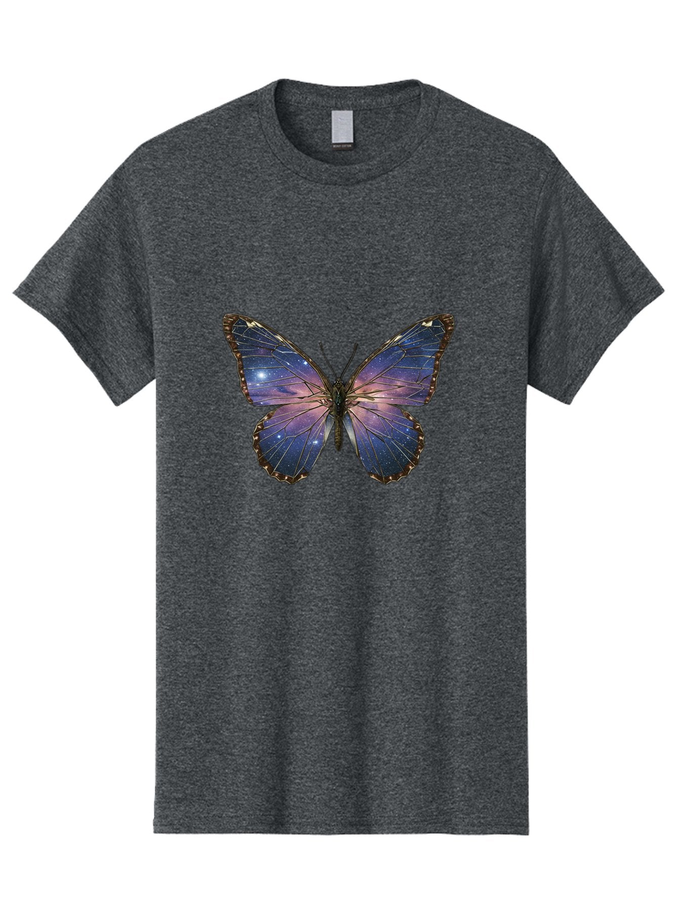 Galaxy-Butterfly Men'S Graphic Tee, 100% Cotton, Comfortable Casual Summer Wear, Machine Washable, Vintage Camera, Old Camera, Antique Camera, Black Camera, Classic Photography, Photography Equipment, Nostalgic Device, Film Camera, Camera Art Bak645 13