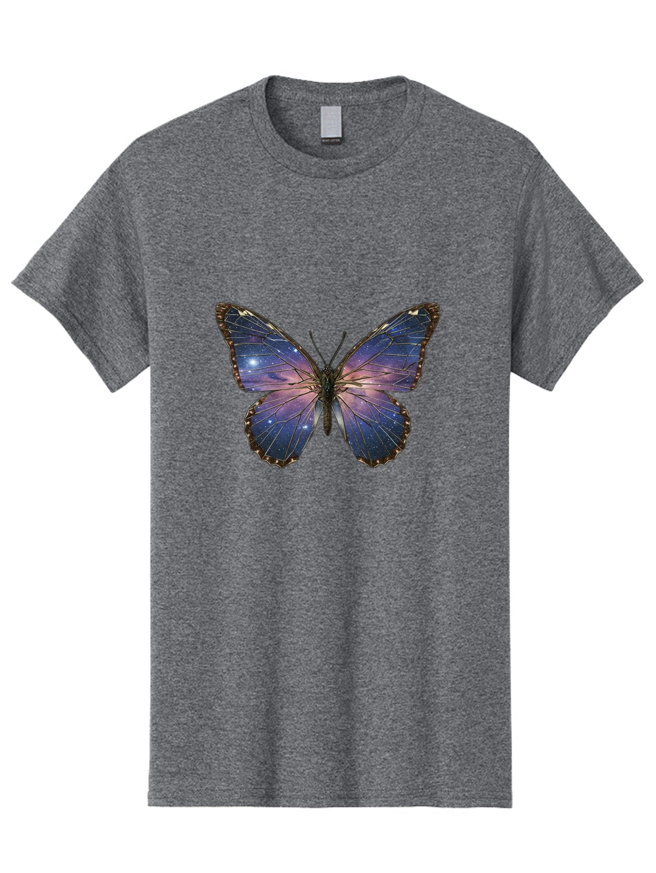 Galaxy-Butterfly Men'S Graphic Tee, 100% Cotton, Comfortable Casual Summer Wear, Machine Washable, Vintage Camera, Old Camera, Antique Camera, Black Camera, Classic Photography, Photography Equipment, Nostalgic Device, Film Camera, Camera Art Bak645 4