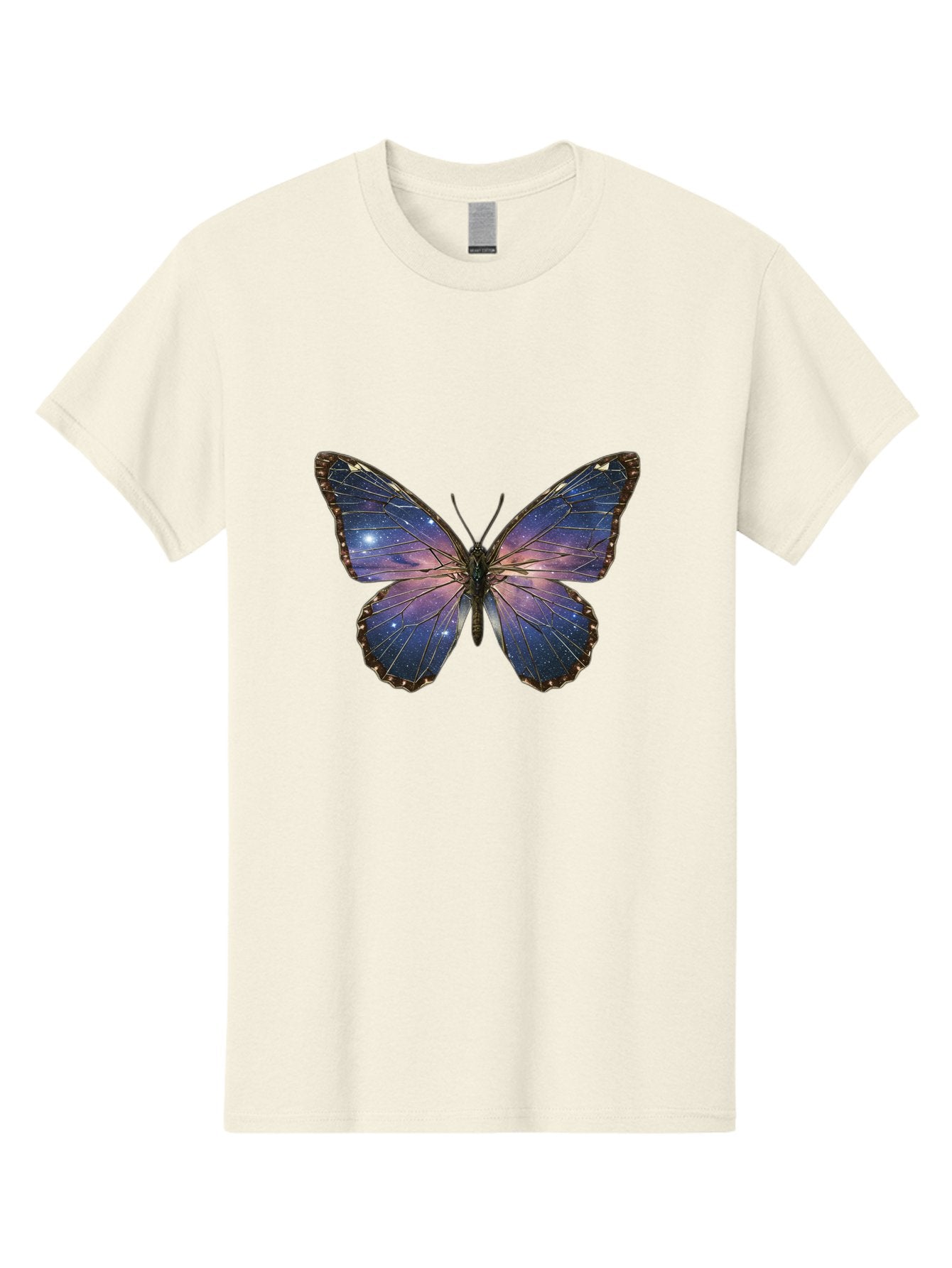 Galaxy-Butterfly Men'S Graphic Tee, 100% Cotton, Comfortable Casual Summer Wear, Machine Washable, Vintage Camera, Old Camera, Antique Camera, Black Camera, Classic Photography, Photography Equipment, Nostalgic Device, Film Camera, Camera Art Bak645 11