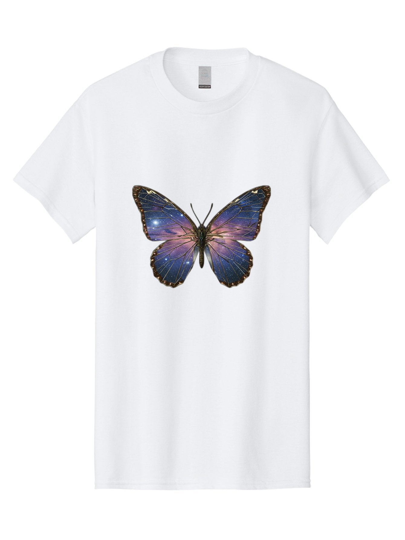 Galaxy-Butterfly Men'S Graphic Tee, 100% Cotton, Comfortable Casual Summer Wear, Machine Washable, Vintage Camera, Old Camera, Antique Camera, Black Camera, Classic Photography, Photography Equipment, Nostalgic Device, Film Camera, Camera Art Bak645