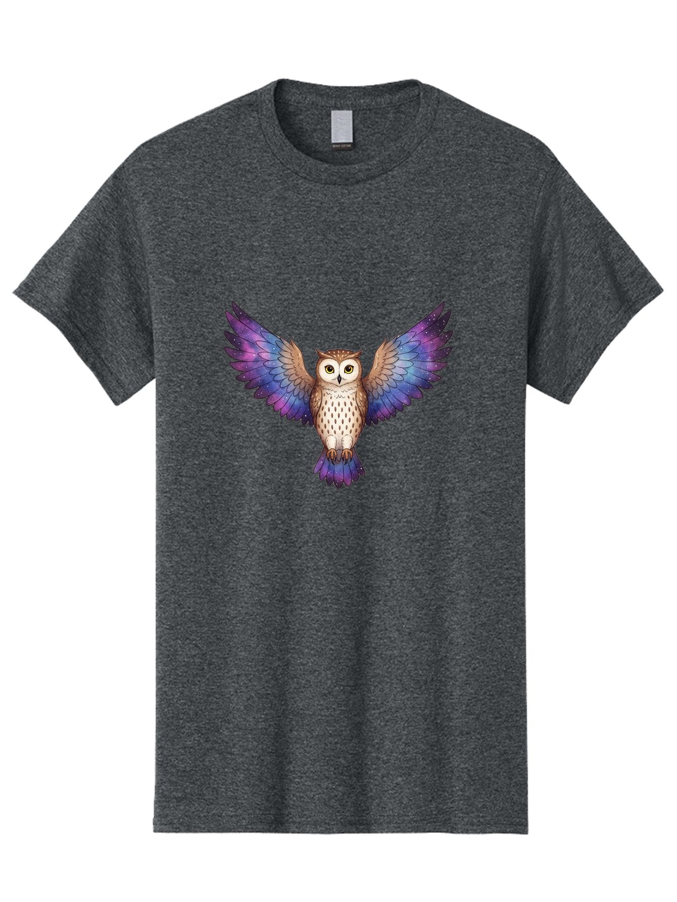 Galaxy-Owl-1 Men'S Graphic Tee, 100% Cotton, Comfortable Casual Summer Wear, Machine Washable, Vintage Camera, Old Camera, Antique Camera, Black Camera, Classic Photography, Photography Equipment, Nostalgic Device, Film Camera, Camera Art Bak653