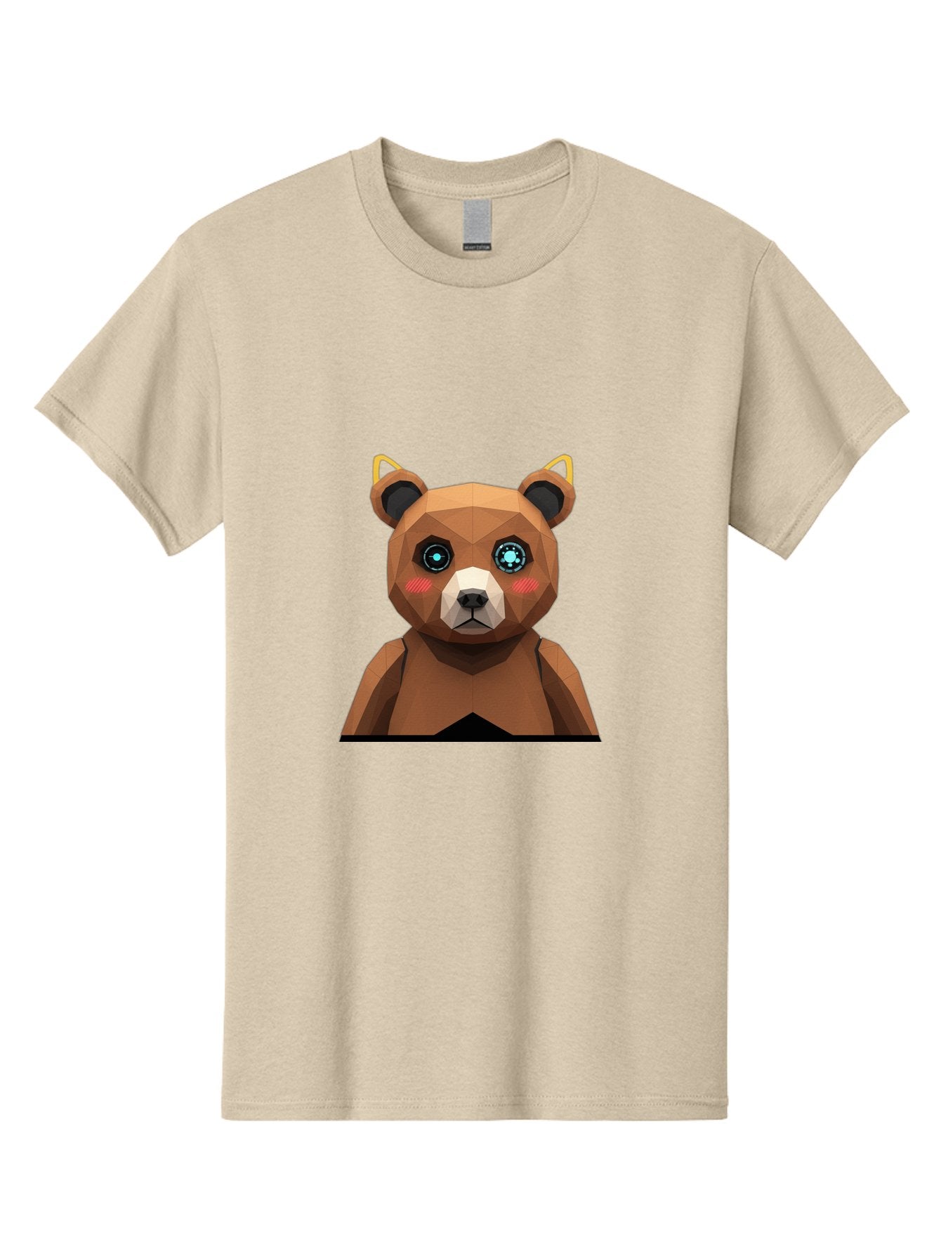 Geometric-Bear Men'S Graphic Tee, 100% Cotton, Comfortable Casual Summer Wear, Machine Washable, Vintage Camera, Old Camera, Antique Camera, Black Camera, Classic Photography, Photography Equipment, Nostalgic Device, Film Camera, Camera Art Bak658