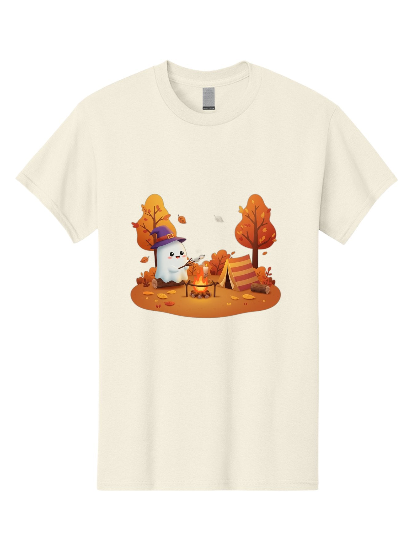 Ghost-Camping-1 Men'S Graphic Tee, 100% Cotton, Comfortable Casual Summer Wear, Machine Washable, Vintage Camera, Old Camera, Antique Camera, Black Camera, Classic Photography, Photography Equipment, Nostalgic Device, Film Camera, Camera Art Bak660 7