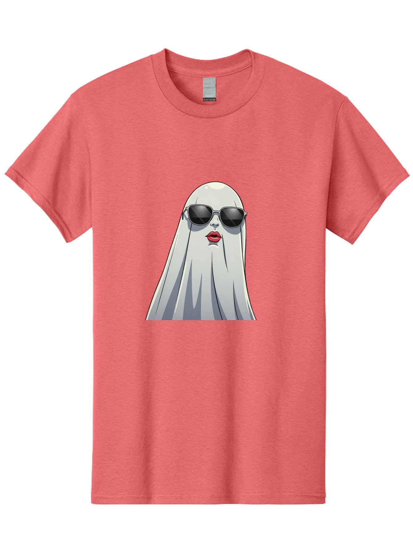Ghost-In-Sunglasses Men'S Graphic Tee, 100% Cotton, Comfortable Casual Summer Wear, Machine Washable, Vintage Camera, Old Camera, Antique Camera, Black Camera, Classic Photography, Photography Equipment, Nostalgic Device, Film Camera, Bak667