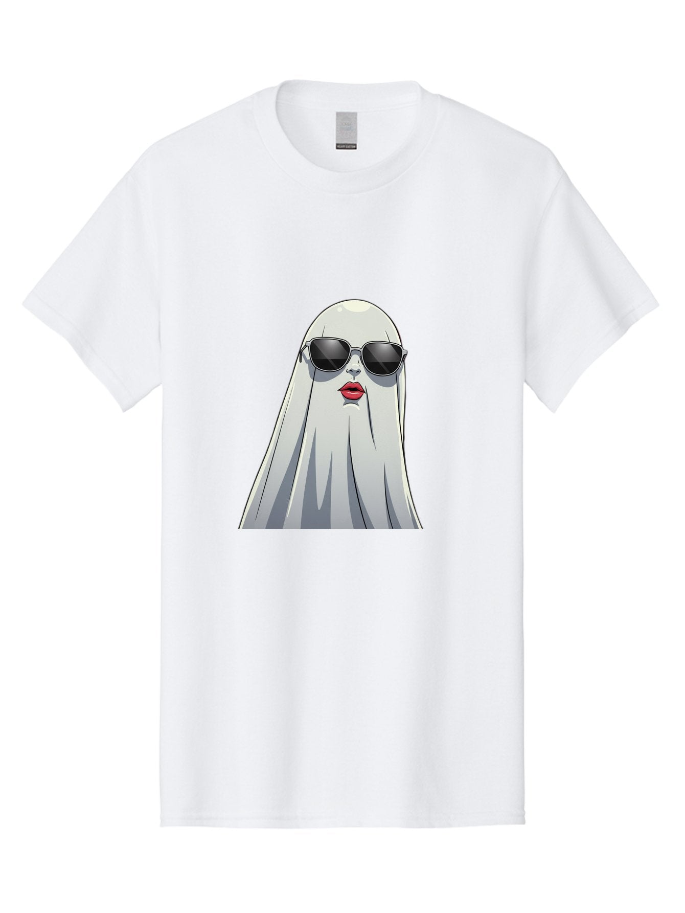 Ghost-In-Sunglasses Men'S Graphic Tee, 100% Cotton, Comfortable Casual Summer Wear, Machine Washable, Vintage Camera, Old Camera, Antique Camera, Black Camera, Classic Photography, Photography Equipment, Nostalgic Device, Film Camera, Bak667 3