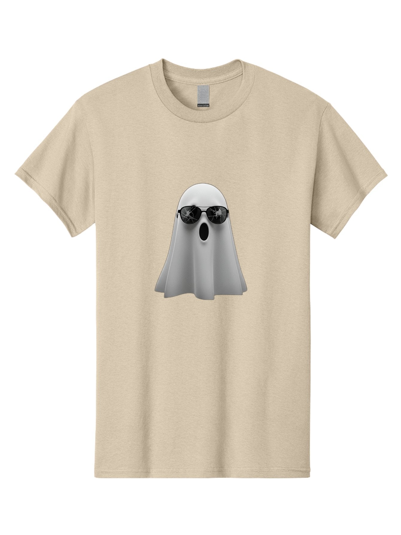 Ghost-Sunglasses-1 Men'S Graphic Tee, 100% Cotton, Comfortable Casual Summer Wear, Machine Washable, Vintage Camera, Old Camera, Antique Camera, Black Camera, Classic Photography, Photography Equipment, Nostalgic Device, Film Camera, Bak668 11