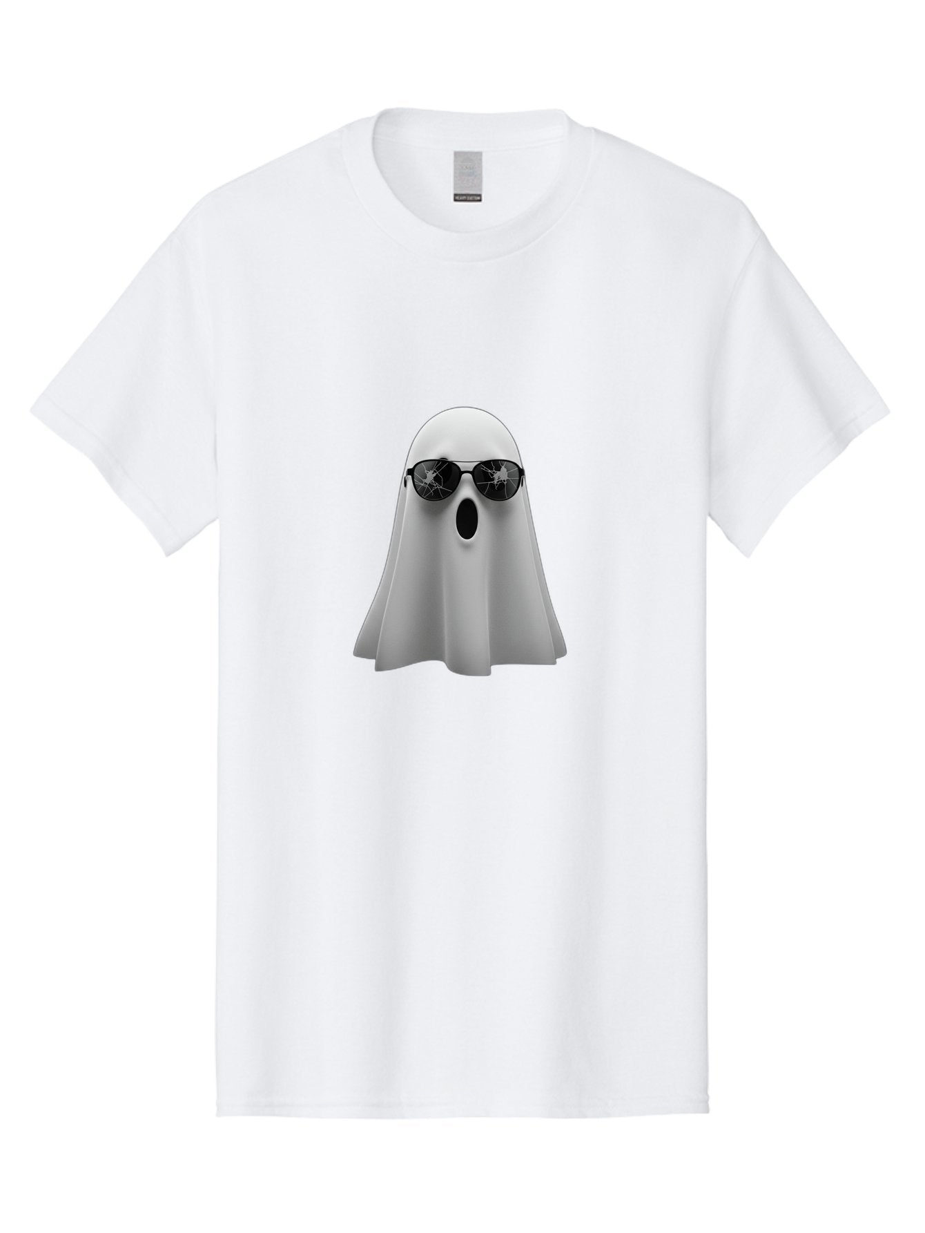 Ghost-Sunglasses-1 Men'S Graphic Tee, 100% Cotton, Comfortable Casual Summer Wear, Machine Washable, Vintage Camera, Old Camera, Antique Camera, Black Camera, Classic Photography, Photography Equipment, Nostalgic Device, Film Camera, Bak668 10