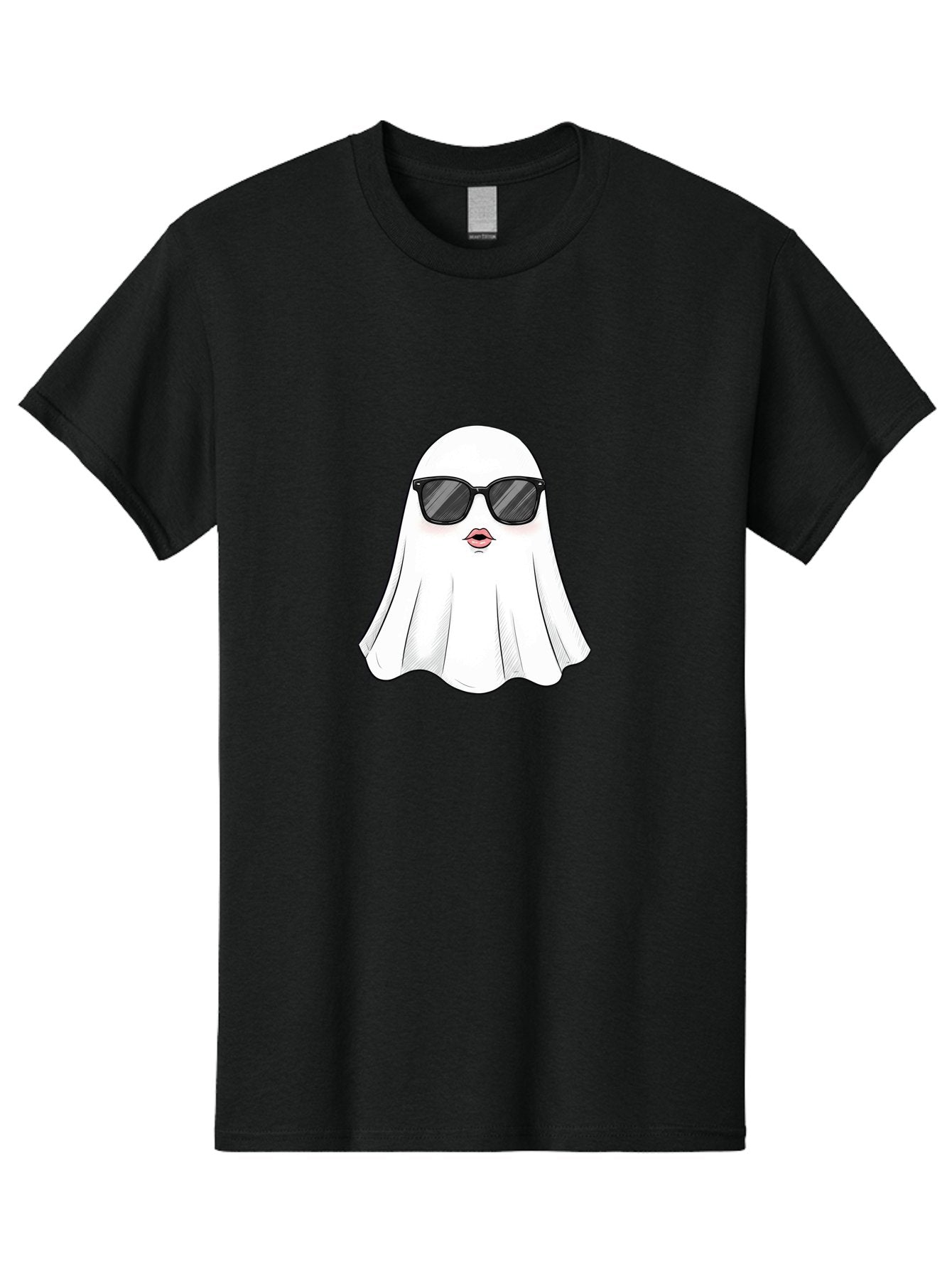 Ghost-Sunglasses-2 Men'S Graphic Tee, 100% Cotton, Comfortable Casual Summer Wear, Machine Washable, Vintage Camera, Old Camera, Antique Camera, Black Camera, Classic Photography, Photography Equipment, Nostalgic Device, Film Camera, Bak669 7