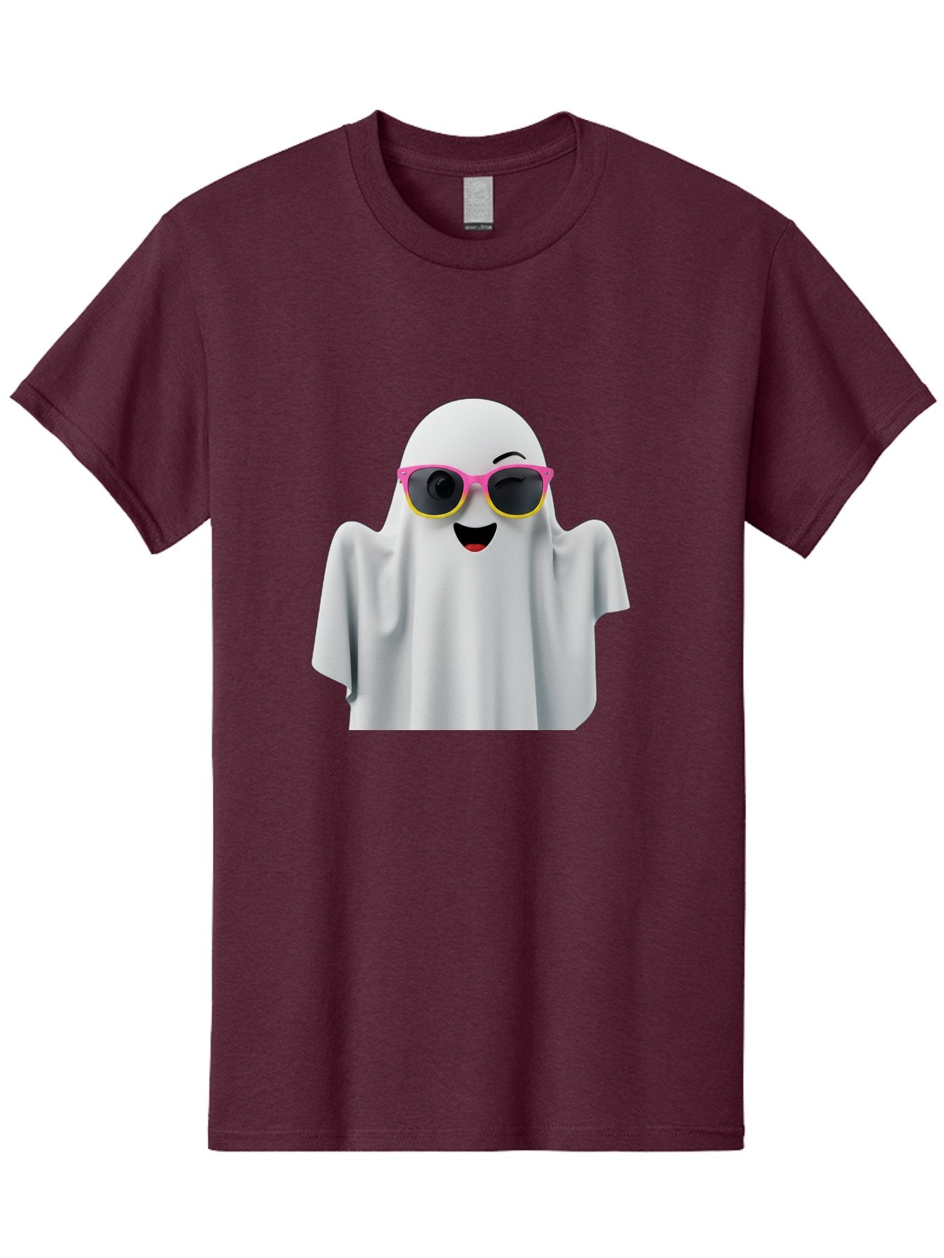Ghost-Sunglasses Men'S Graphic Tee, 100% Cotton, Comfortable Casual Summer Wear, Machine Washable, Vintage Camera, Old Camera, Antique Camera, Black Camera, Classic Photography, Photography Equipment, Nostalgic Device, Film Camera, Camera Art Bak671 15
