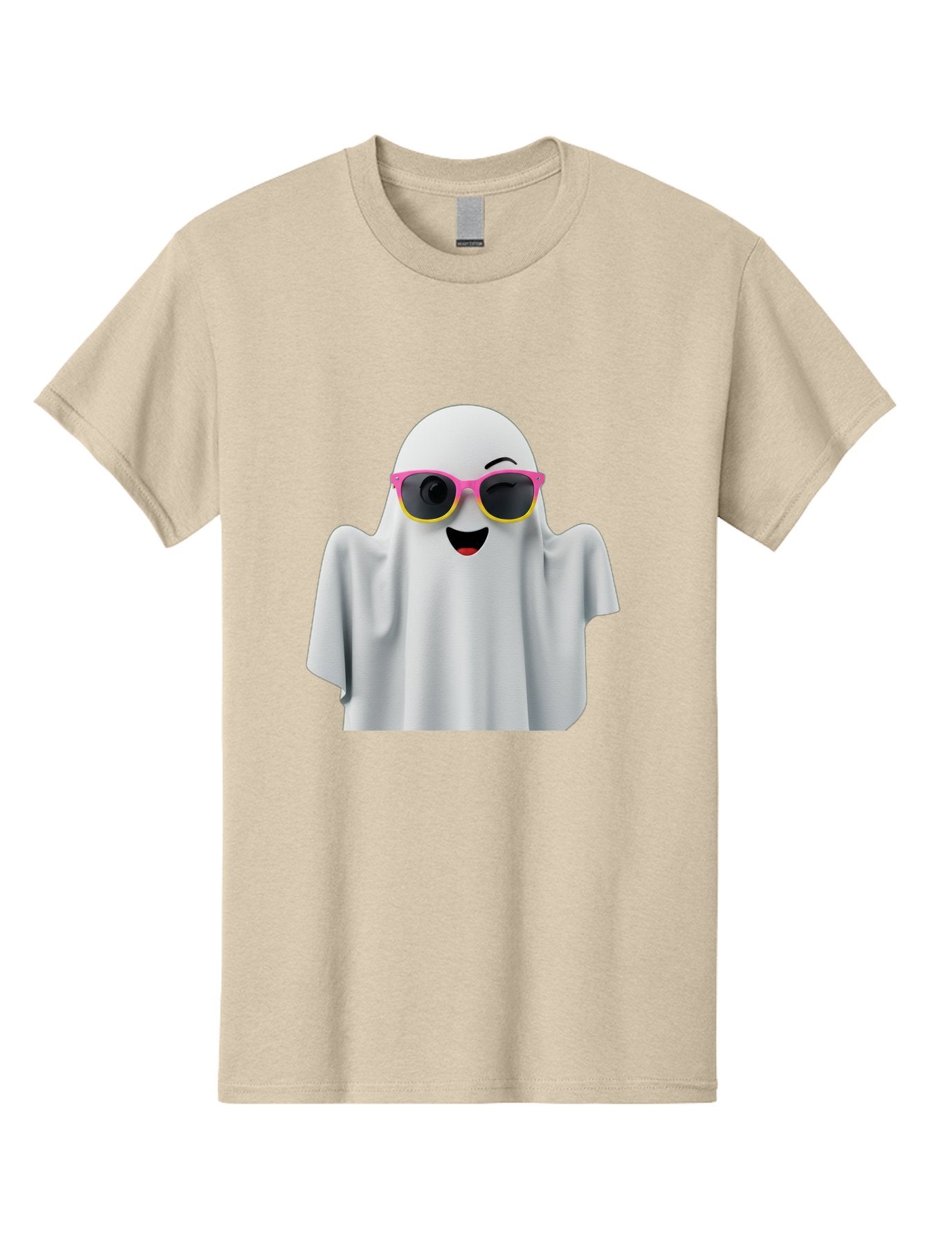 Ghost-Sunglasses Men'S Graphic Tee, 100% Cotton, Comfortable Casual Summer Wear, Machine Washable, Vintage Camera, Old Camera, Antique Camera, Black Camera, Classic Photography, Photography Equipment, Nostalgic Device, Film Camera, Camera Art Bak671 9