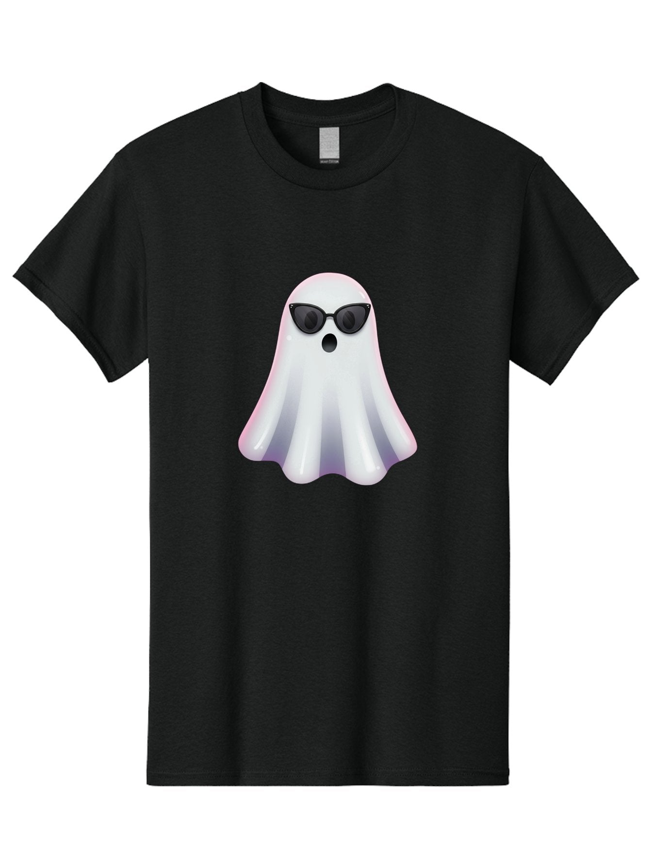 Ghost-Wearing-Sunglasses-1 Men'S Graphic Tee, 100% Cotton, Comfortable Casual Summer Wear, Machine Washable, Vintage Camera, Old Camera, Antique Camera, Black Camera, Classic Photography, Photography Equipment, Nostalgic Device, Film Camera, Bak673 15
