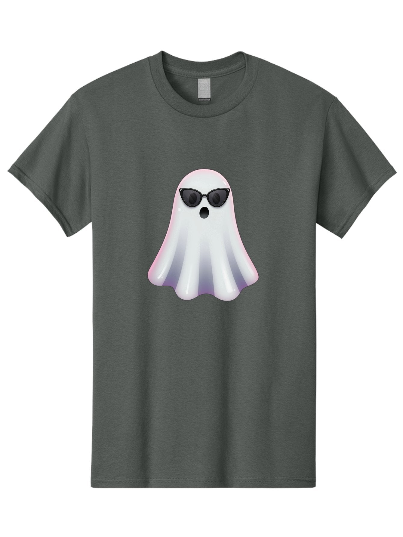 Ghost-Wearing-Sunglasses-1 Men'S Graphic Tee, 100% Cotton, Comfortable Casual Summer Wear, Machine Washable, Vintage Camera, Old Camera, Antique Camera, Black Camera, Classic Photography, Photography Equipment, Nostalgic Device, Film Camera, Bak673 7