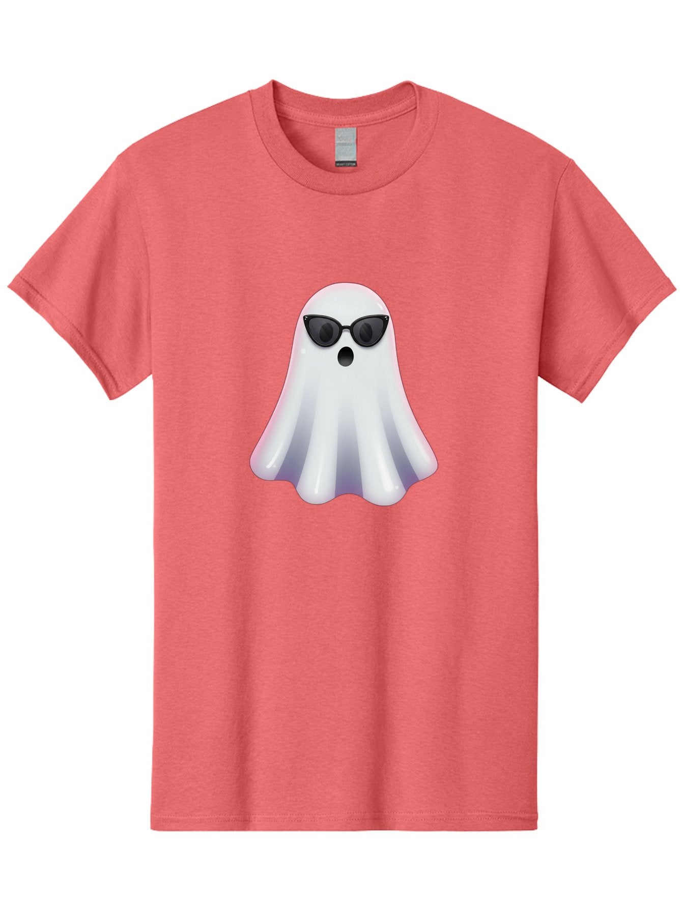 Ghost-Wearing-Sunglasses-1 Men'S Graphic Tee, 100% Cotton, Comfortable Casual Summer Wear, Machine Washable, Vintage Camera, Old Camera, Antique Camera, Black Camera, Classic Photography, Photography Equipment, Nostalgic Device, Film Camera, Bak673 3