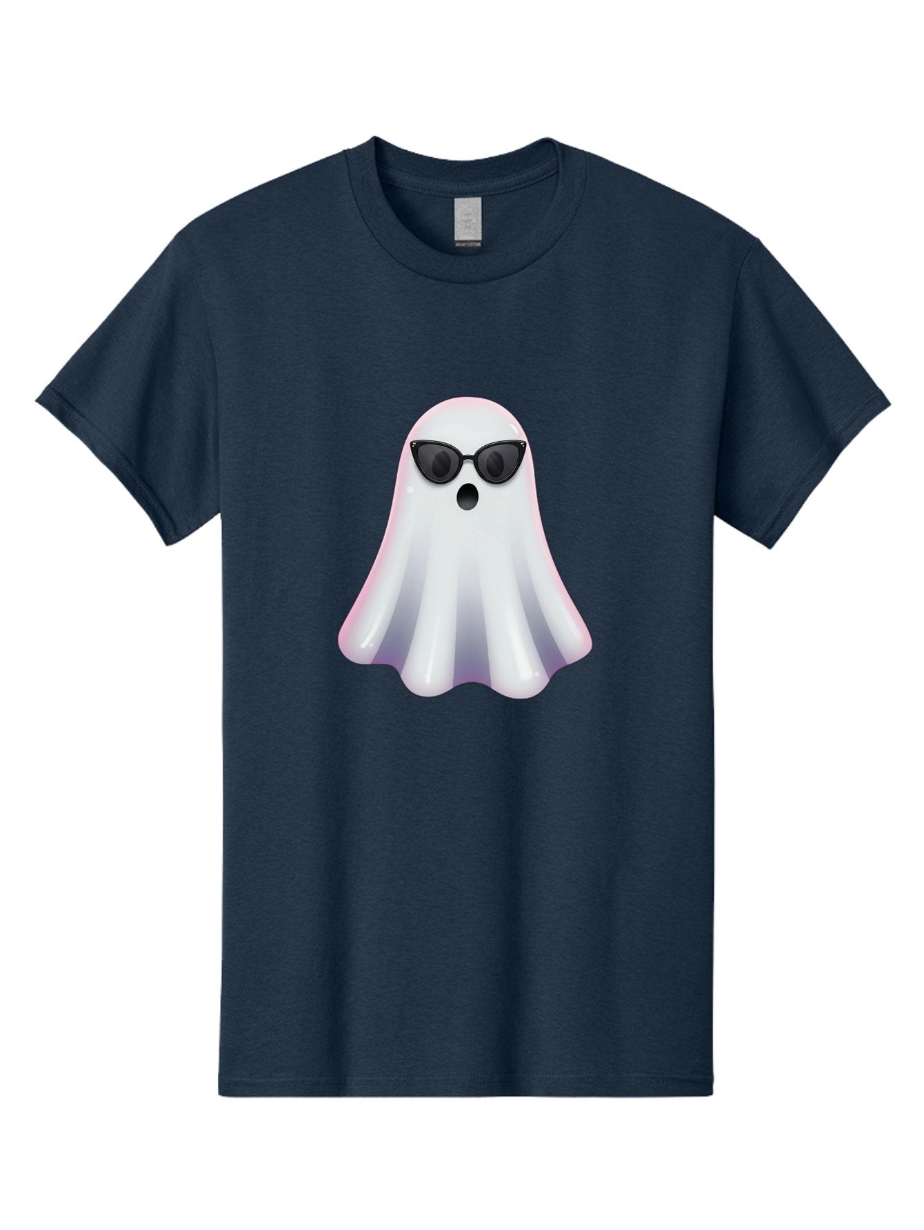 Ghost-Wearing-Sunglasses-1 Men'S Graphic Tee, 100% Cotton, Comfortable Casual Summer Wear, Machine Washable, Vintage Camera, Old Camera, Antique Camera, Black Camera, Classic Photography, Photography Equipment, Nostalgic Device, Film Camera, Bak673 13
