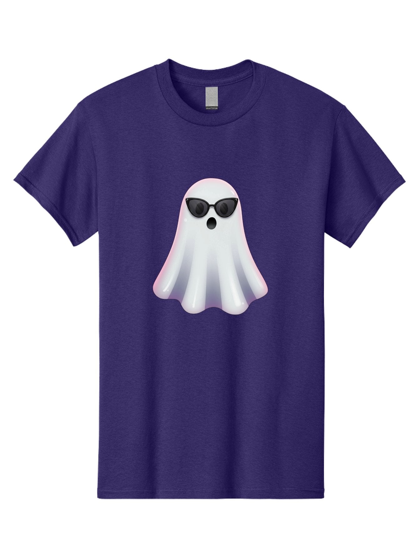 Ghost-Wearing-Sunglasses-1 Men'S Graphic Tee, 100% Cotton, Comfortable Casual Summer Wear, Machine Washable, Vintage Camera, Old Camera, Antique Camera, Black Camera, Classic Photography, Photography Equipment, Nostalgic Device, Film Camera, Bak673 12
