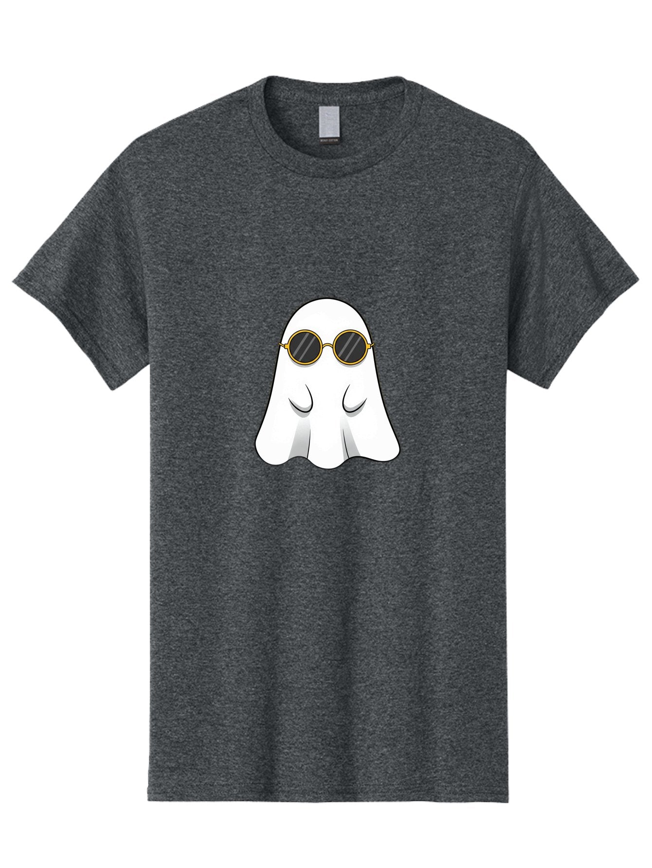Ghost-Wearing-Sunglasses-2 Men'S Graphic Tee, 100% Cotton, Comfortable Casual Summer Wear, Machine Washable, Vintage Camera, Old Camera, Antique Camera, Black Camera, Classic Photography, Photography Equipment, Nostalgic Device, Film Camera, Bak674 6