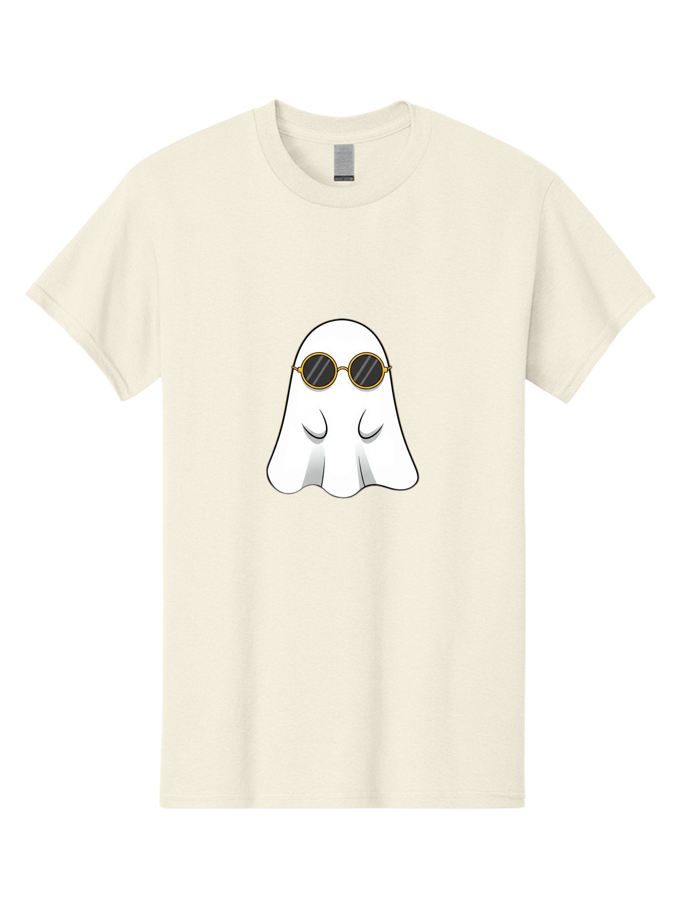 Ghost-Wearing-Sunglasses-2 Men'S Graphic Tee, 100% Cotton, Comfortable Casual Summer Wear, Machine Washable, Vintage Camera, Old Camera, Antique Camera, Black Camera, Classic Photography, Photography Equipment, Nostalgic Device, Film Camera, Bak674