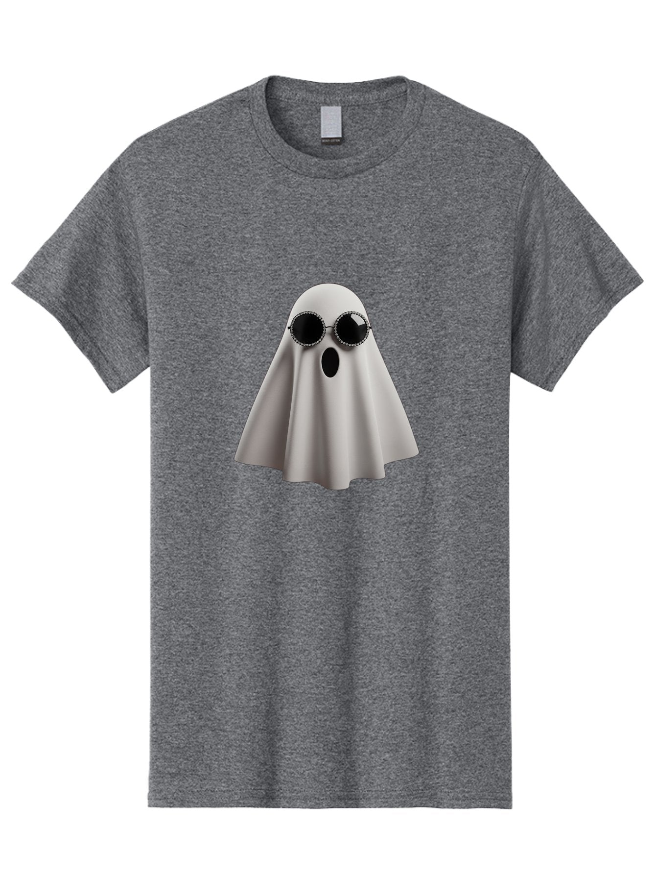 Ghost-Wearing-Sunglasses-3 Men'S Graphic Tee, 100% Cotton, Comfortable Casual Summer Wear, Machine Washable, Vintage Camera, Old Camera, Antique Camera, Black Camera, Classic Photography, Photography Equipment, Nostalgic Device, Film Camera, Bak675 9