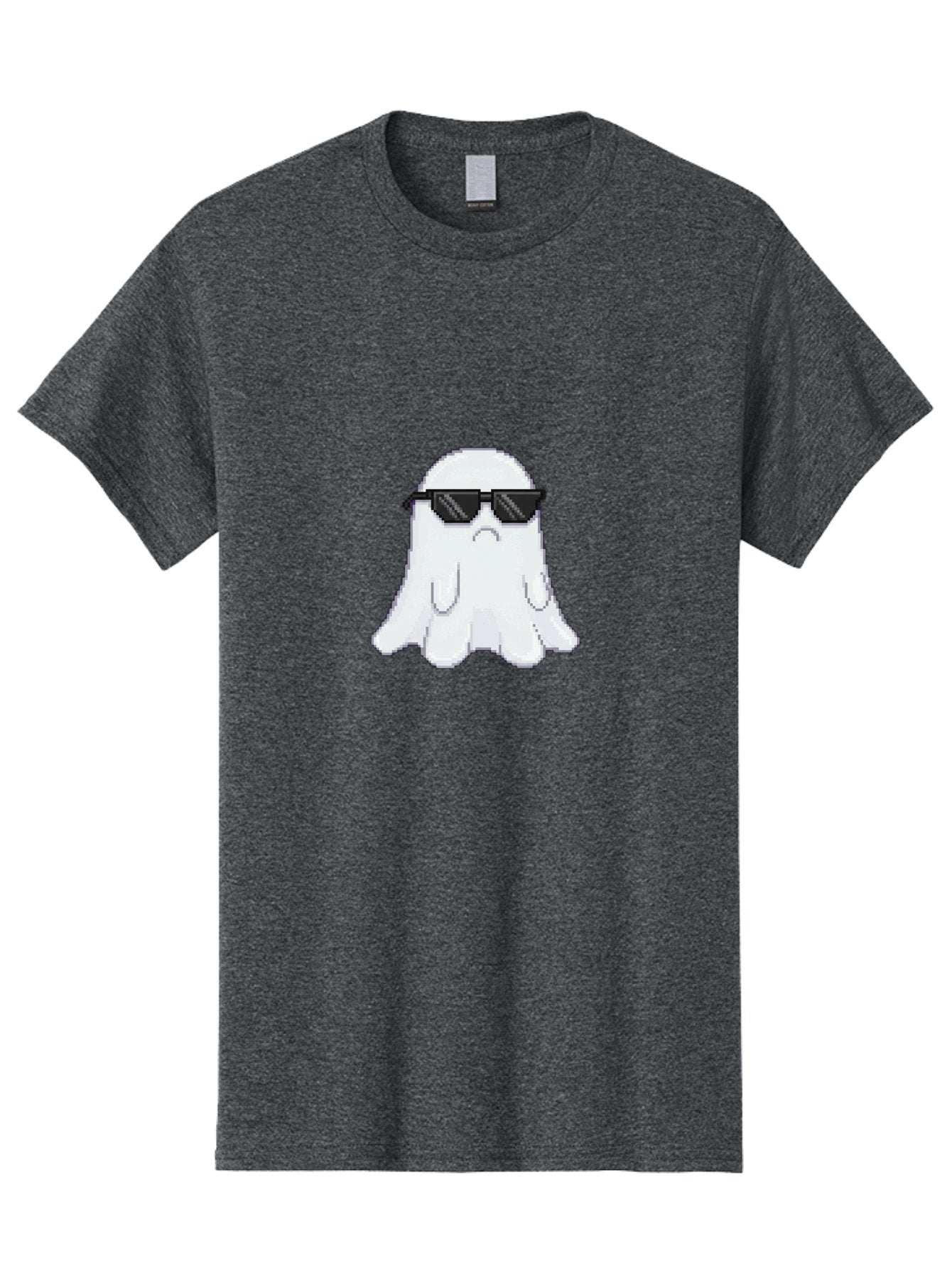 Ghost-Wearing-Sunglasses-4 Men'S Graphic Tee, 100% Cotton, Comfortable Casual Summer Wear, Machine Washable, Vintage Camera, Old Camera, Antique Camera, Black Camera, Classic Photography, Photography Equipment, Nostalgic Device, Film Camera, Bak676 10