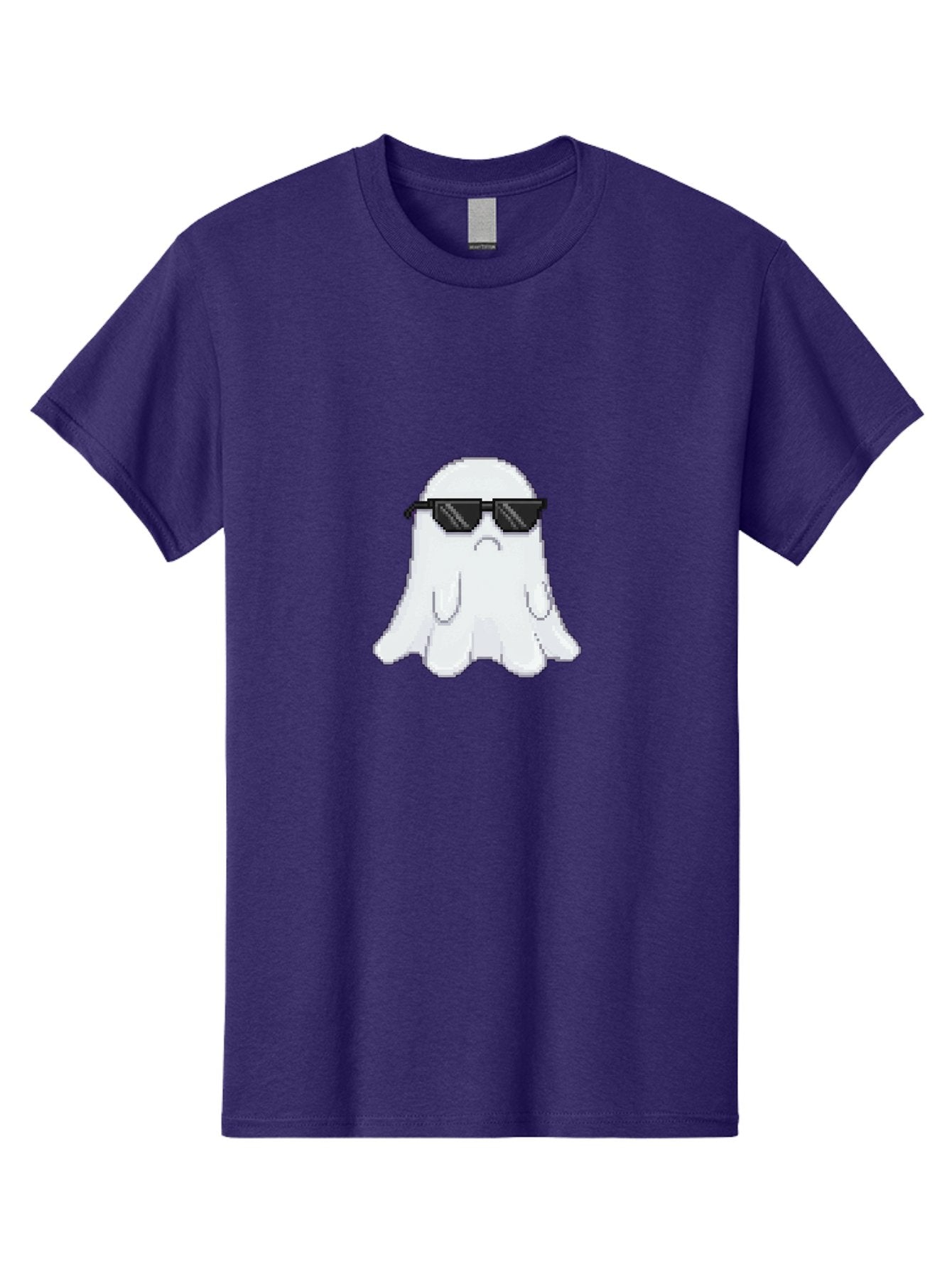 Ghost-Wearing-Sunglasses-4 Men'S Graphic Tee, 100% Cotton, Comfortable Casual Summer Wear, Machine Washable, Vintage Camera, Old Camera, Antique Camera, Black Camera, Classic Photography, Photography Equipment, Nostalgic Device, Film Camera, Bak676 15