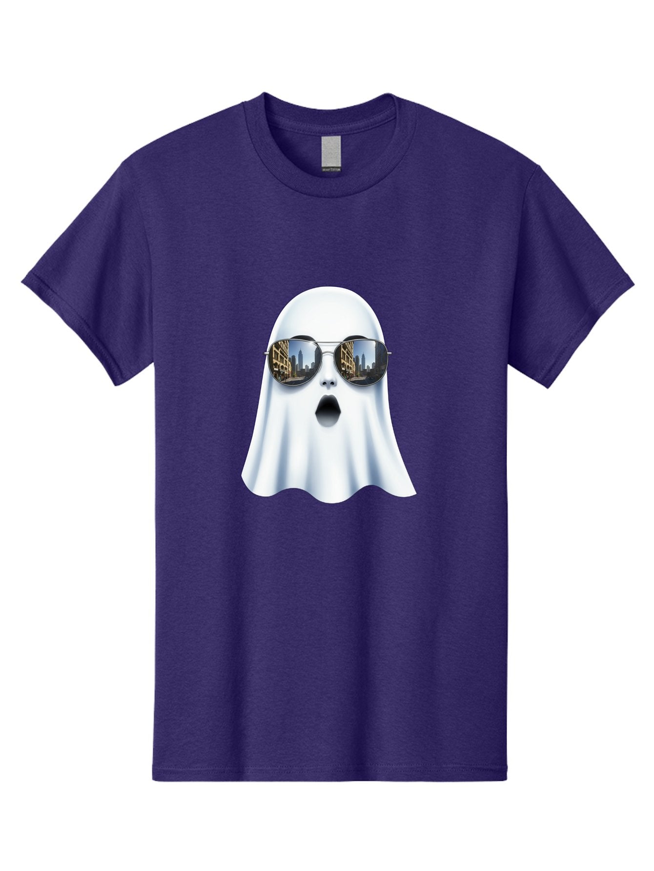 Ghost-With-Sunglasses-1 Men'S Graphic Tee, 100% Cotton, Comfortable Casual Summer Wear, Machine Washable, Vintage Camera, Old Camera, Antique Camera, Black Camera, Classic Photography, Photography Equipment, Nostalgic Device, Film Camera, Bak679 10