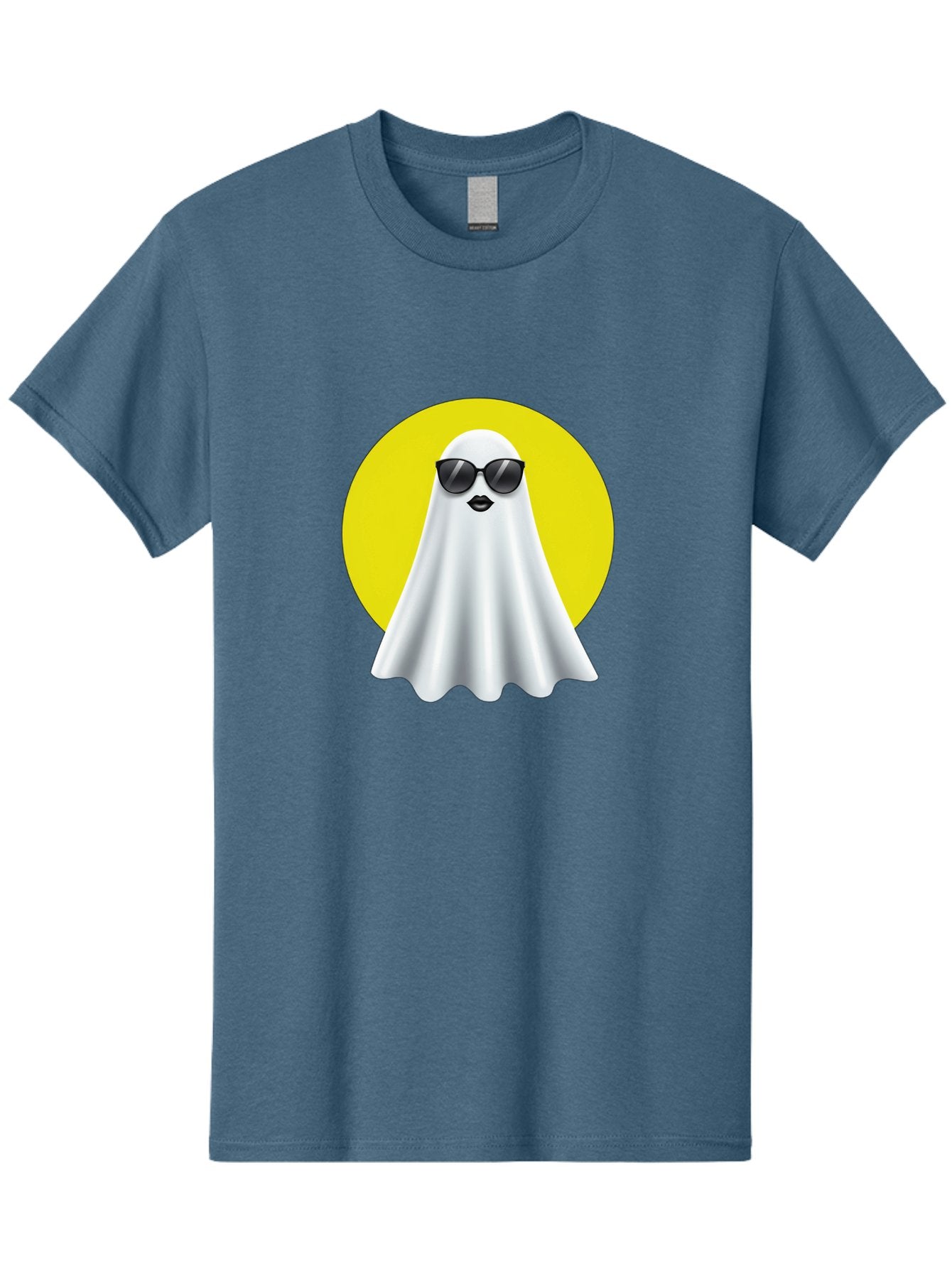 Ghost-With-Sunglasses-3 Men'S Graphic Tee, 100% Cotton, Comfortable Casual Summer Wear, Machine Washable, Vintage Camera, Old Camera, Antique Camera, Black Camera, Classic Photography, Photography Equipment, Nostalgic Device, Film Camera, Bak681 3