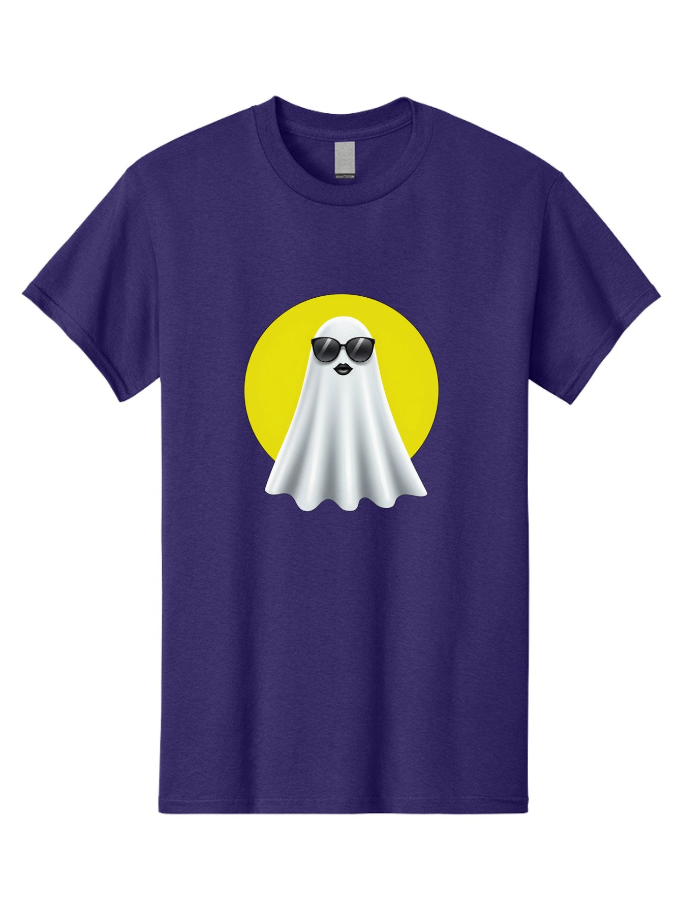 Ghost-With-Sunglasses-3 Men'S Graphic Tee, 100% Cotton, Comfortable Casual Summer Wear, Machine Washable, Vintage Camera, Old Camera, Antique Camera, Black Camera, Classic Photography, Photography Equipment, Nostalgic Device, Film Camera, Bak681