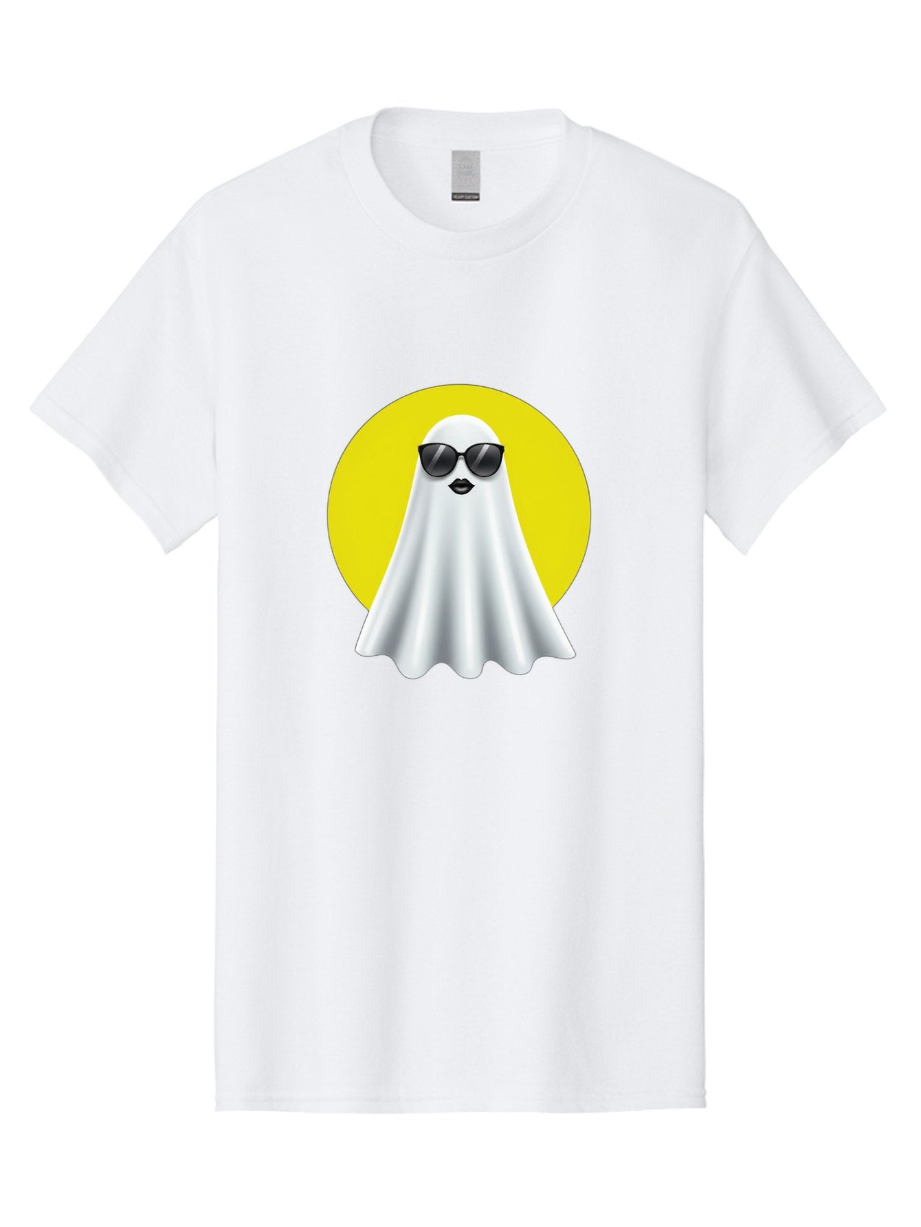 Ghost-With-Sunglasses-3 Men'S Graphic Tee, 100% Cotton, Comfortable Casual Summer Wear, Machine Washable, Vintage Camera, Old Camera, Antique Camera, Black Camera, Classic Photography, Photography Equipment, Nostalgic Device, Film Camera, Bak681 14