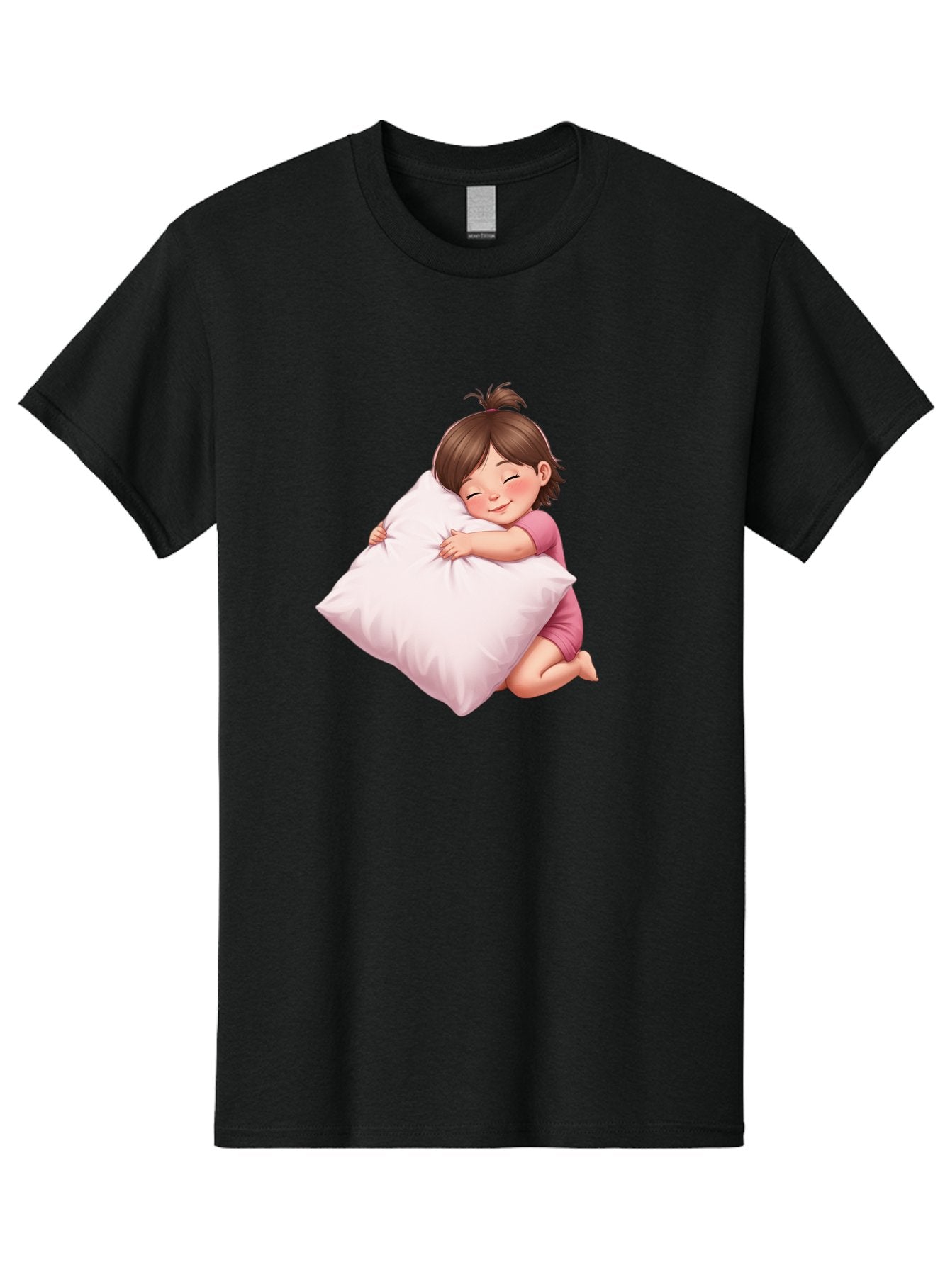 Girl-Hugging-Pillow-1 Men'S Graphic Tee, 100% Cotton, Comfortable Casual Summer Wear, Machine Washable, Vintage Camera, Old Camera, Antique Camera, Black Camera, Classic Photography, Photography Equipment, Nostalgic Device, Film Camera, Bak686 12