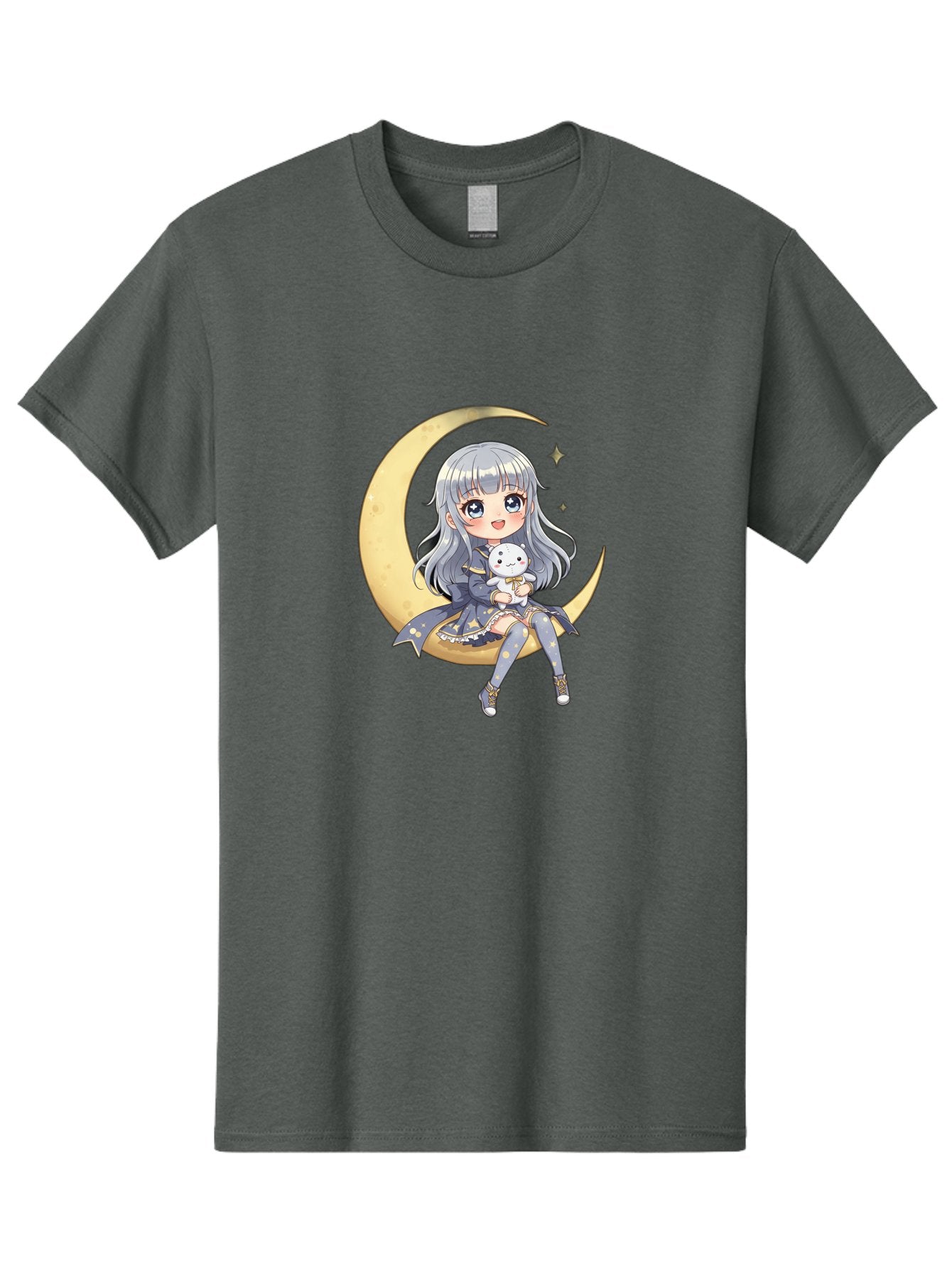 Girl-On-Crescent-Moon Men'S Graphic Tee, 100% Cotton, Comfortable Casual Summer Wear, Machine Washable, Vintage Camera, Old Camera, Antique Camera, Black Camera, Classic Photography, Photography Equipment, Nostalgic Device, Film Camera, Bak689 4